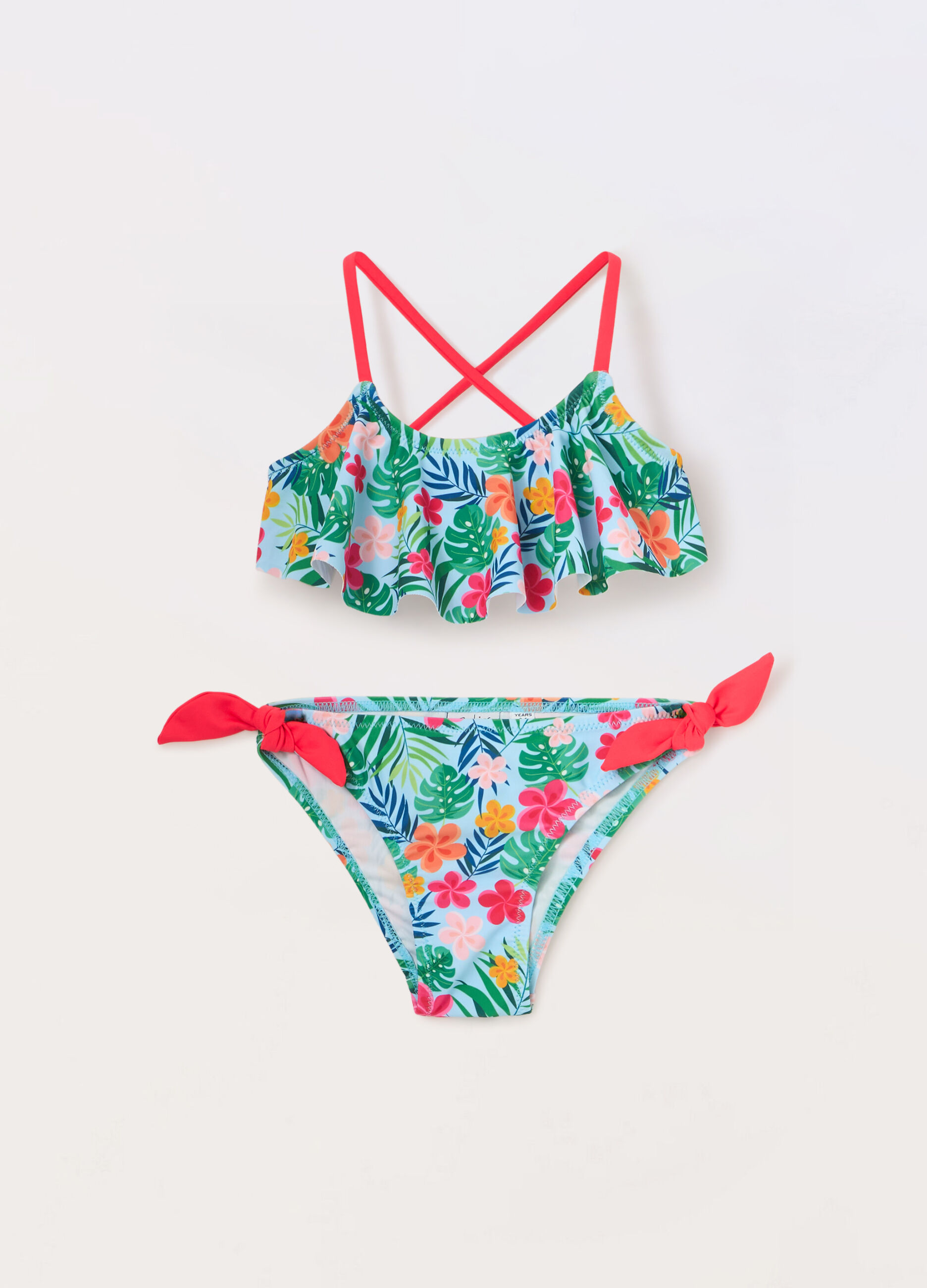Costume bikini con stampa bambina