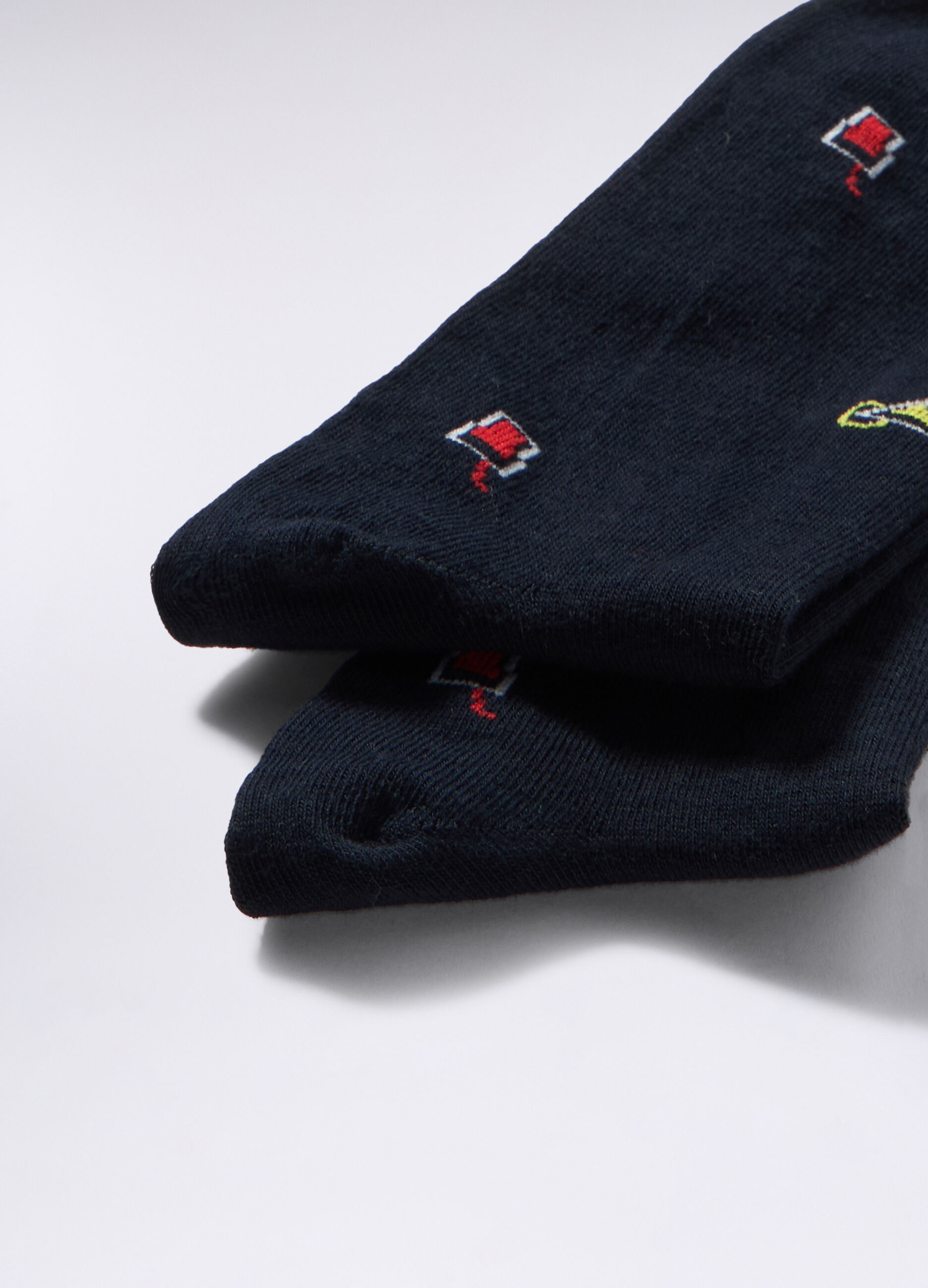 Calze corte a fantasia uomo_1