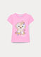 T-shirt girocollo in jersey di puro cotone bambina_0