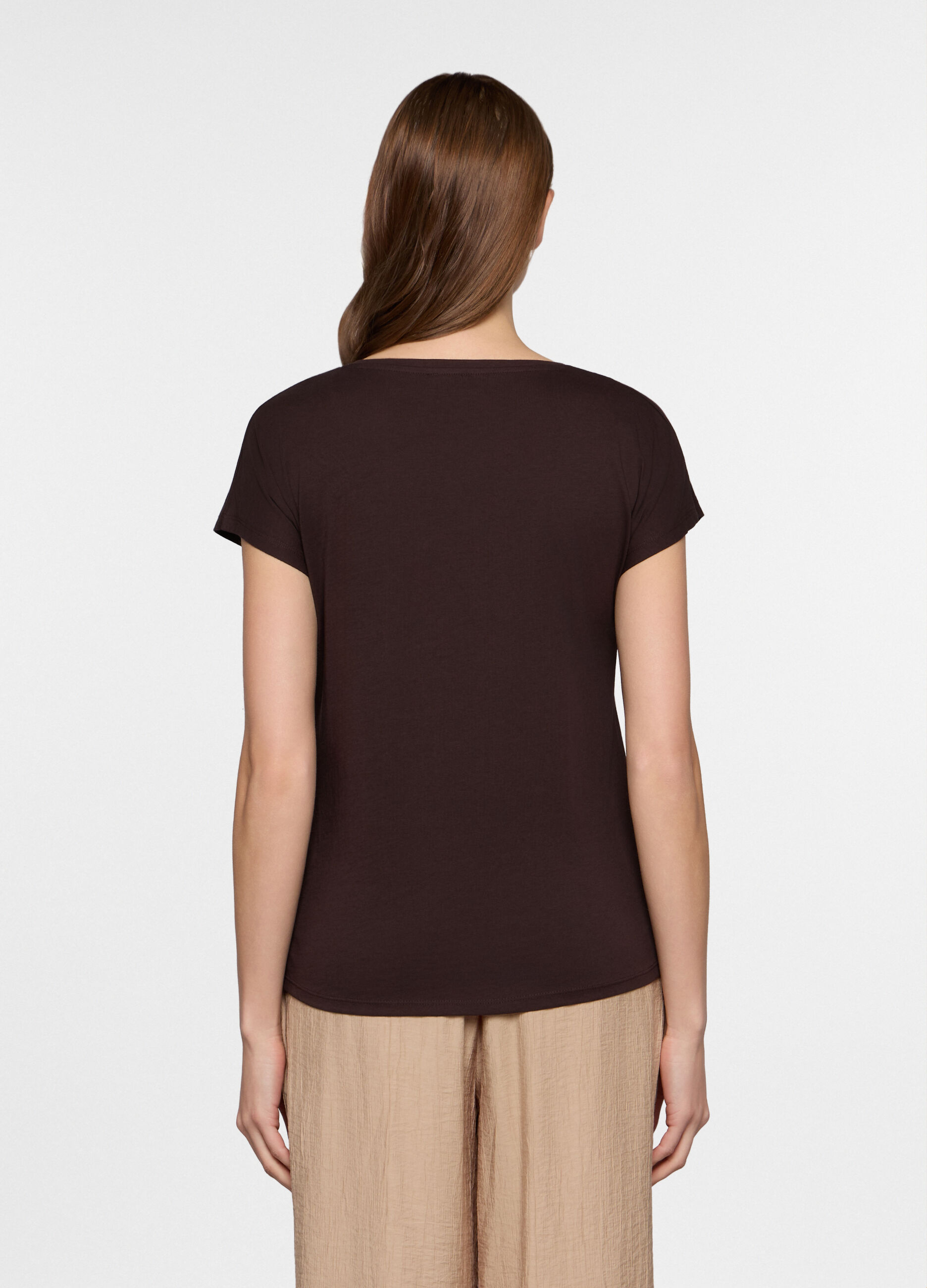 T-shirt girocollo donna_1