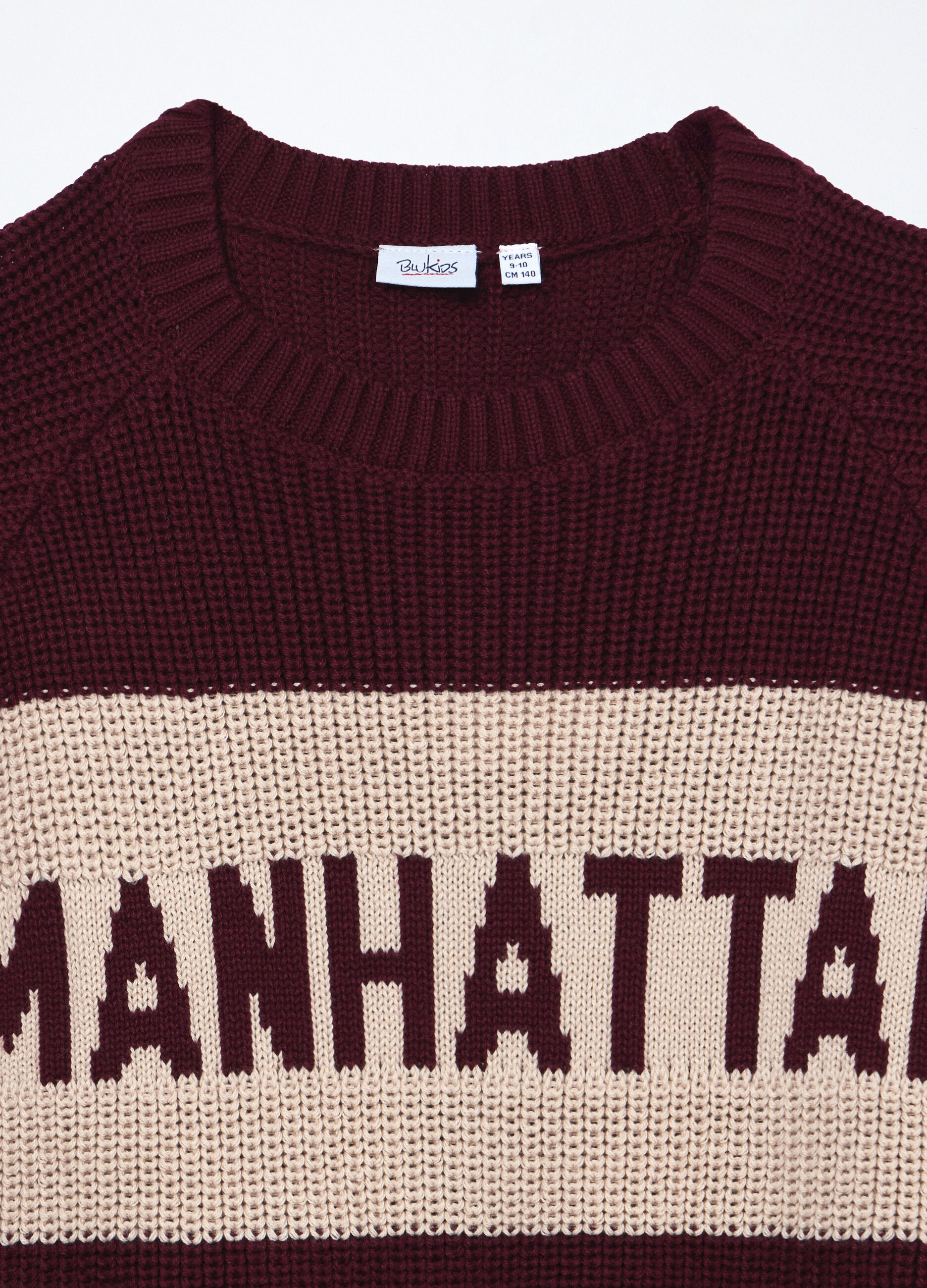 Girocollo tricot misto cotone ragazza_2