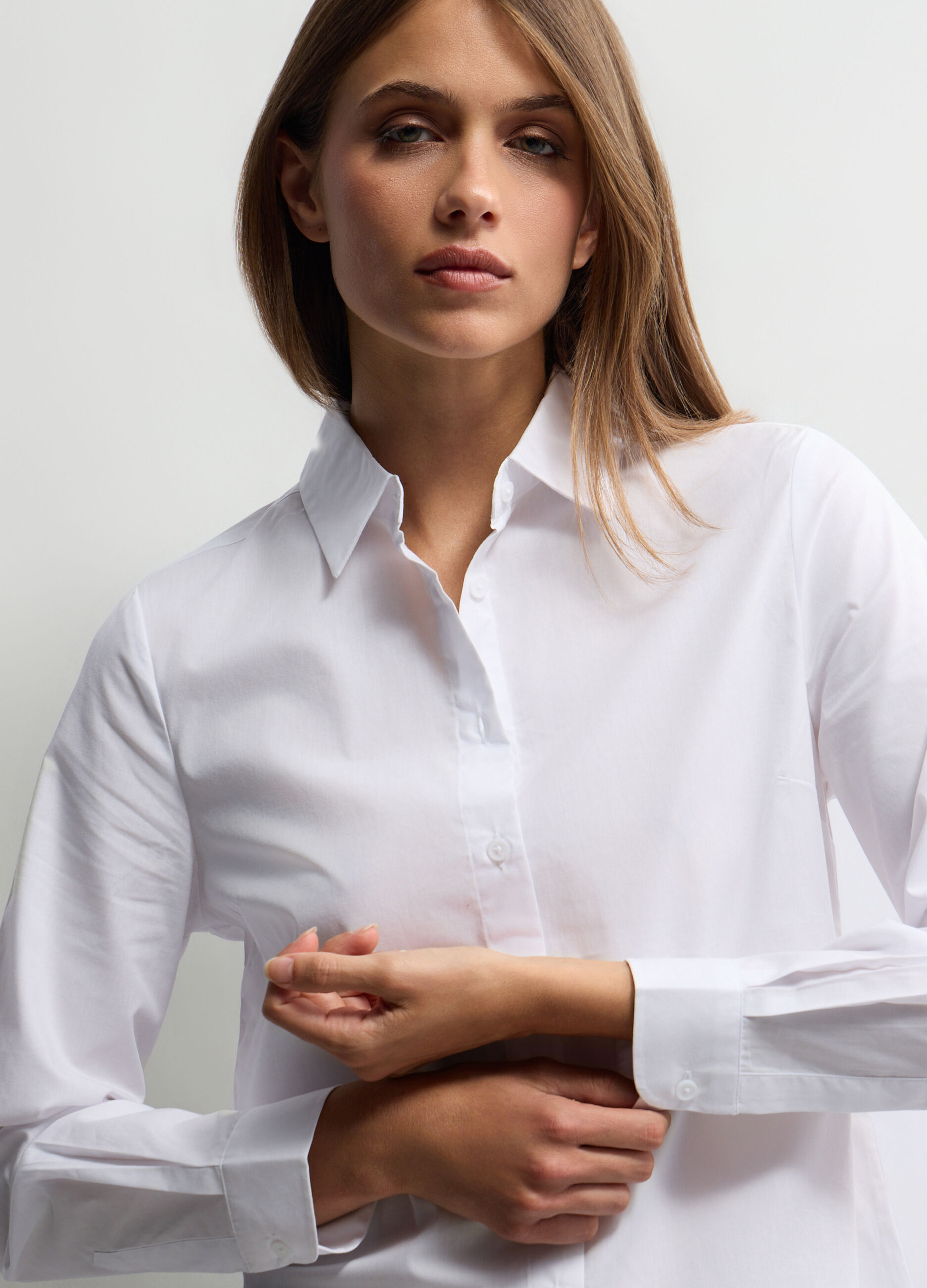 Camicia misto cotone donna_2