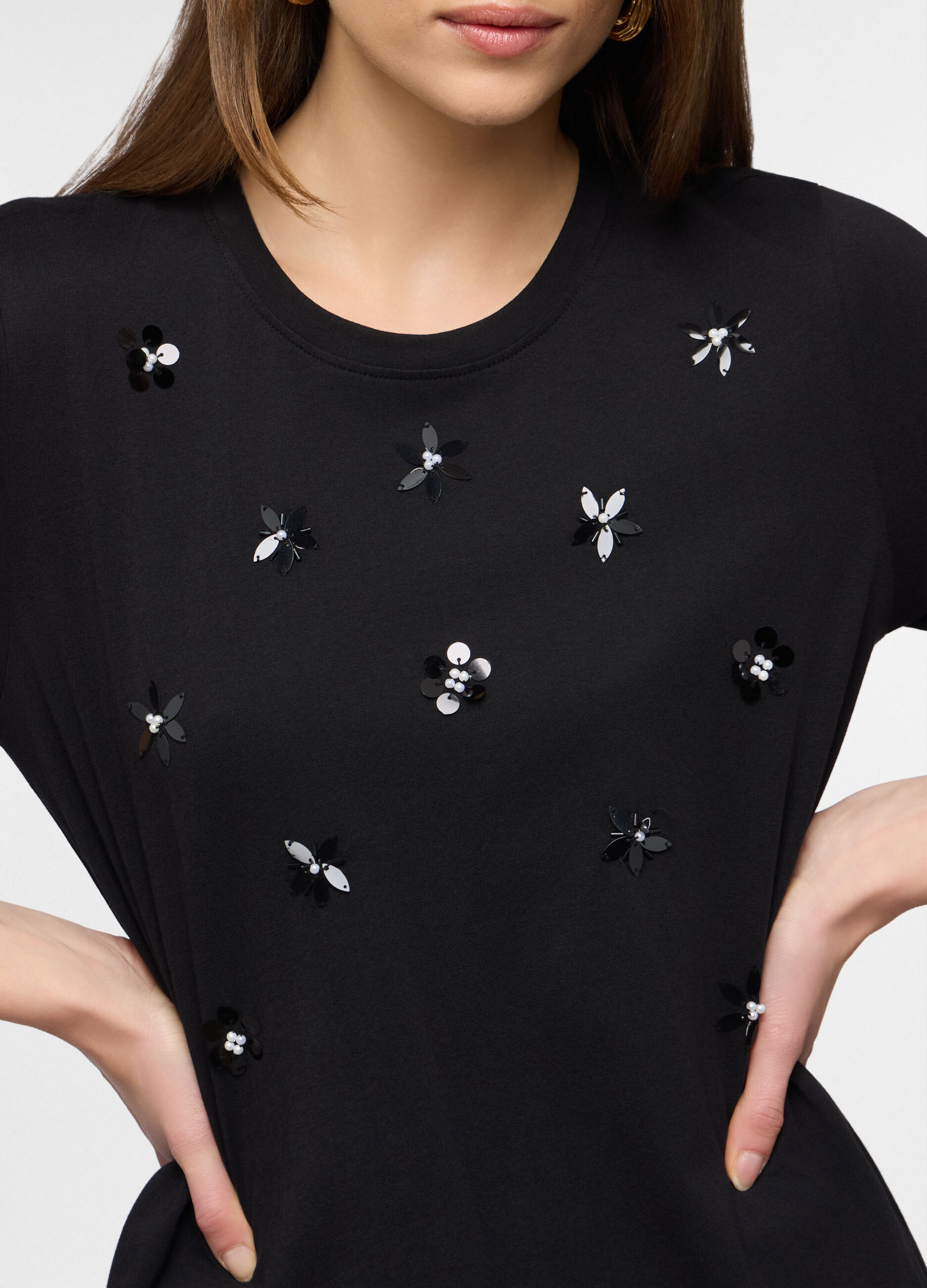 T-shirt girocollo donna_2