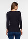 T-shirt con scollo a barchetta stretch donna_1
