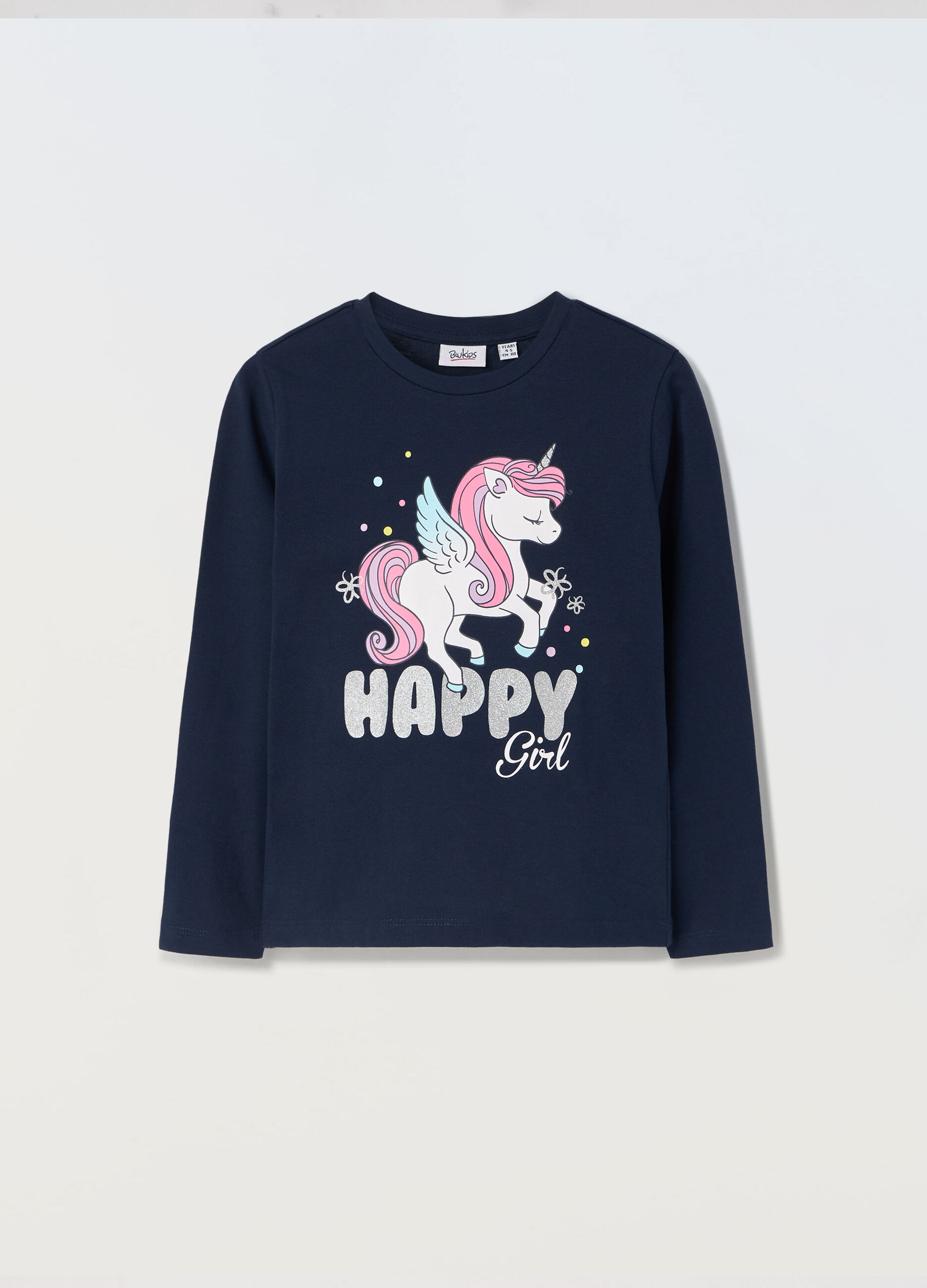 T-shirt in puro cotone bambina_0