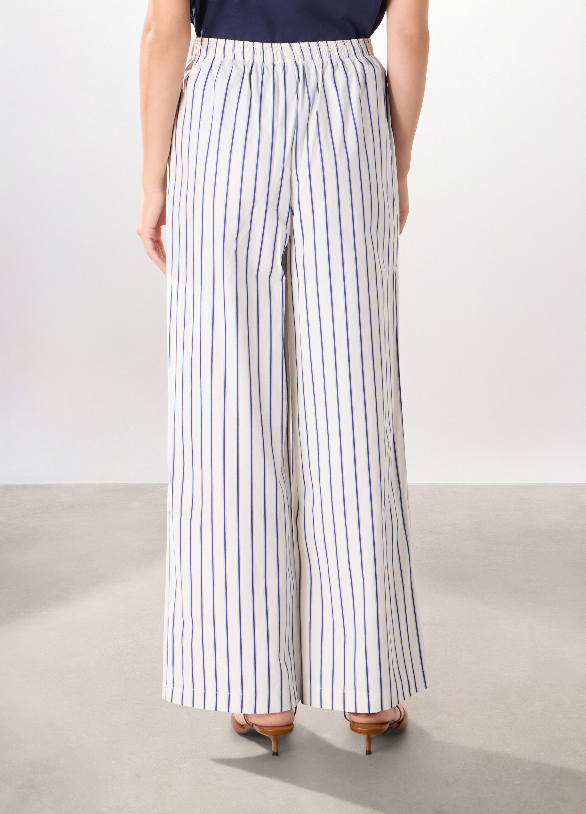 Pantaloni misto cotone donna_1