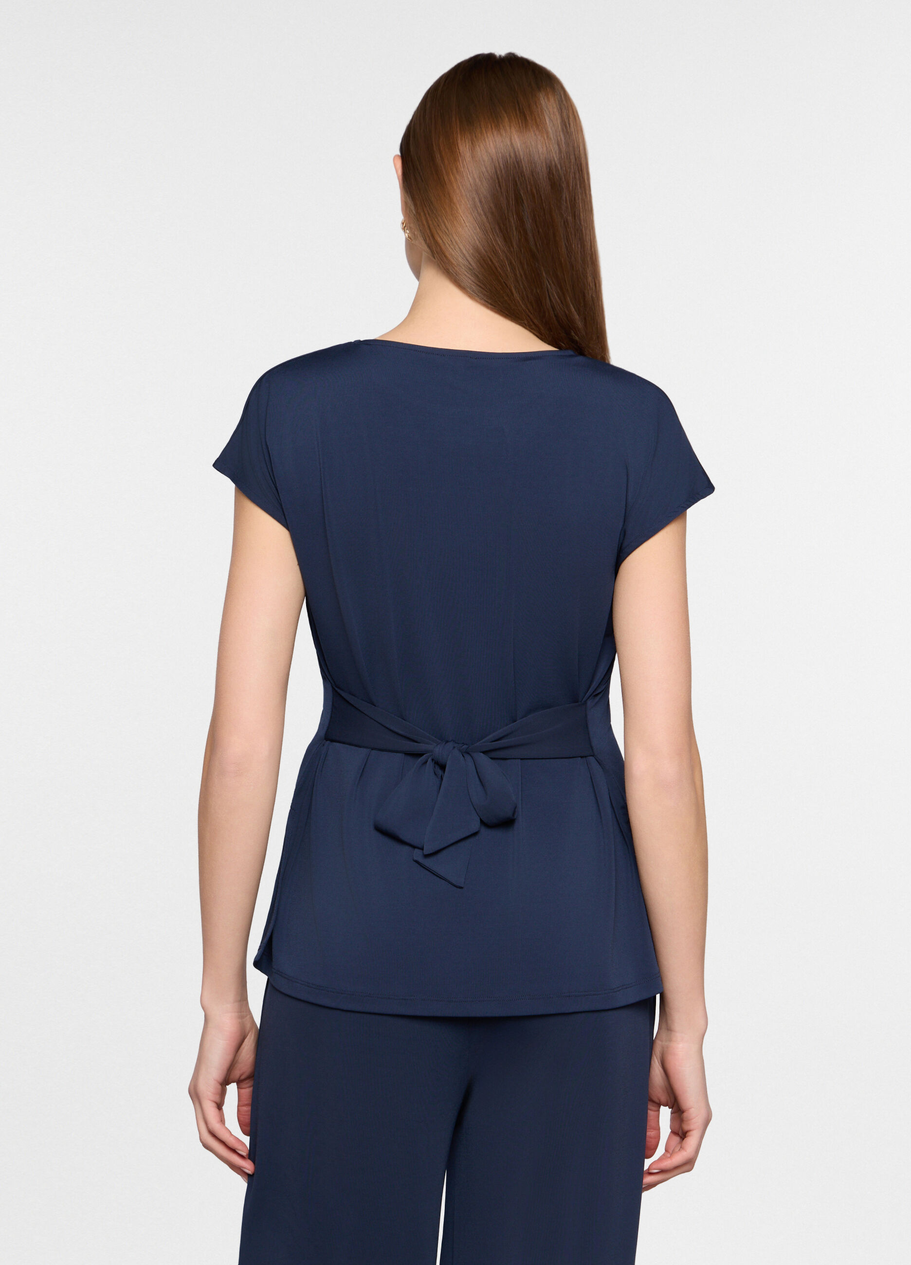 T-shirt girocollo donna _1