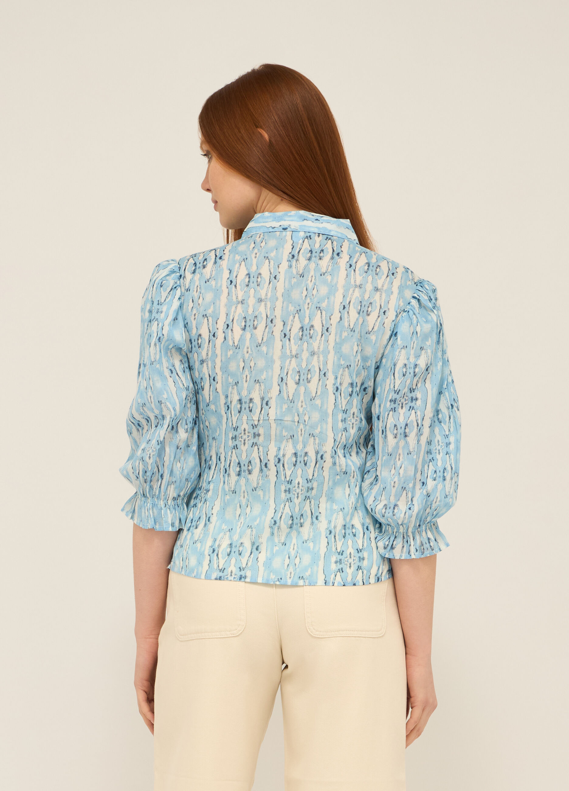 Camicia in puro cotone voile donna_1