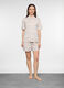 Set pigiama corto in jersey di puro cotone donna_0
