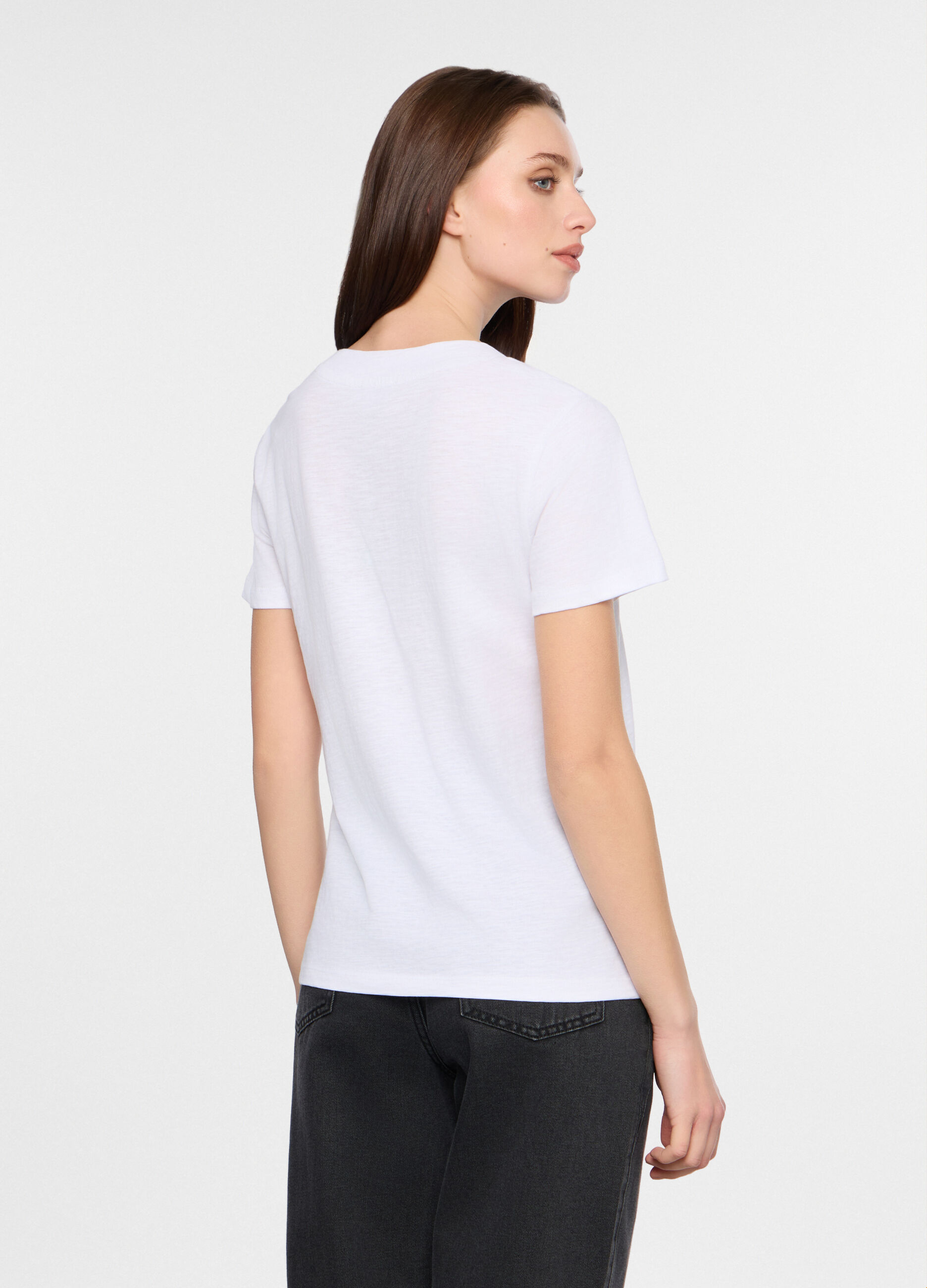 T-shirt girocollo donna_1