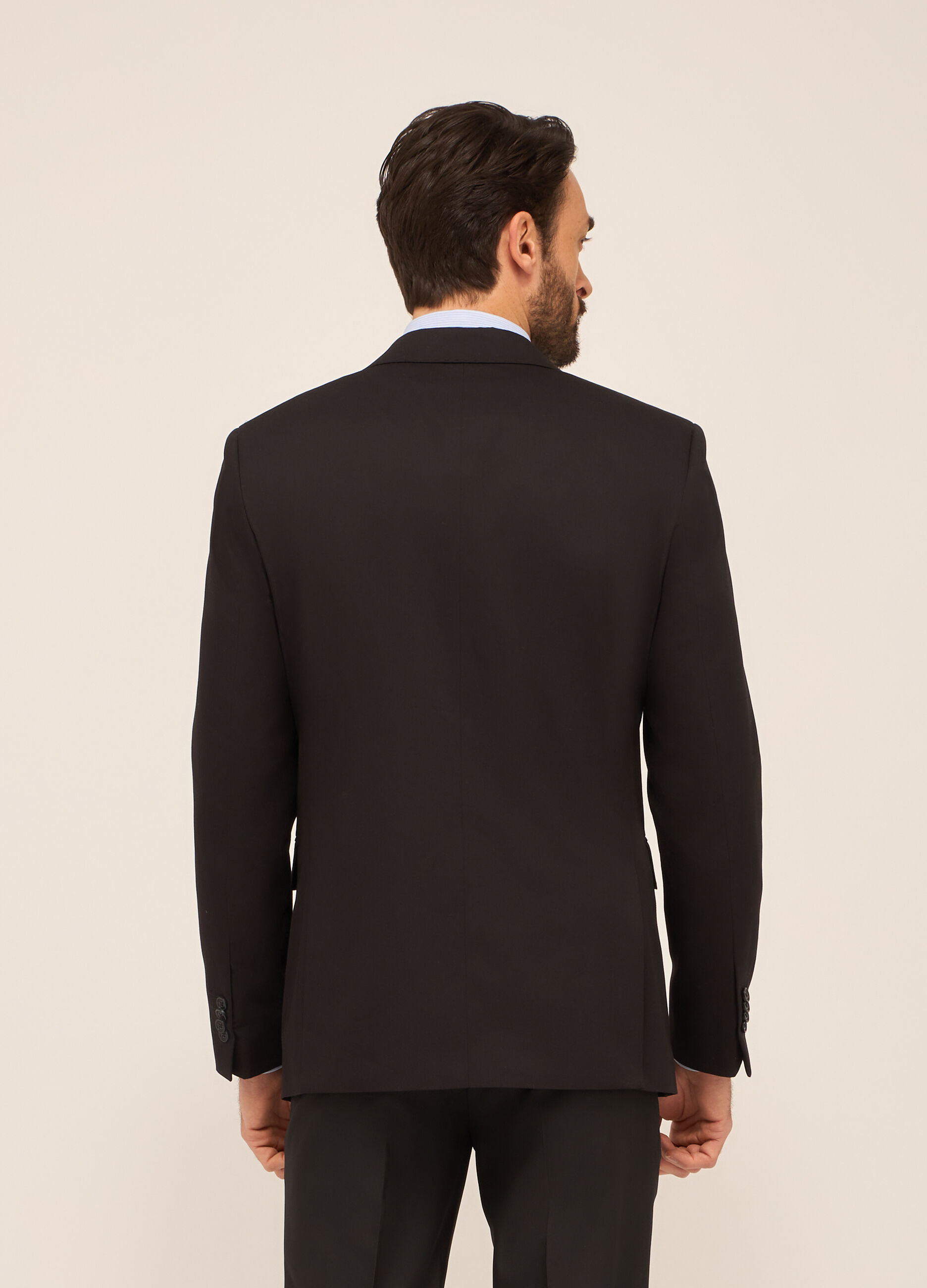Blazer in tessuto stretch uomo_1