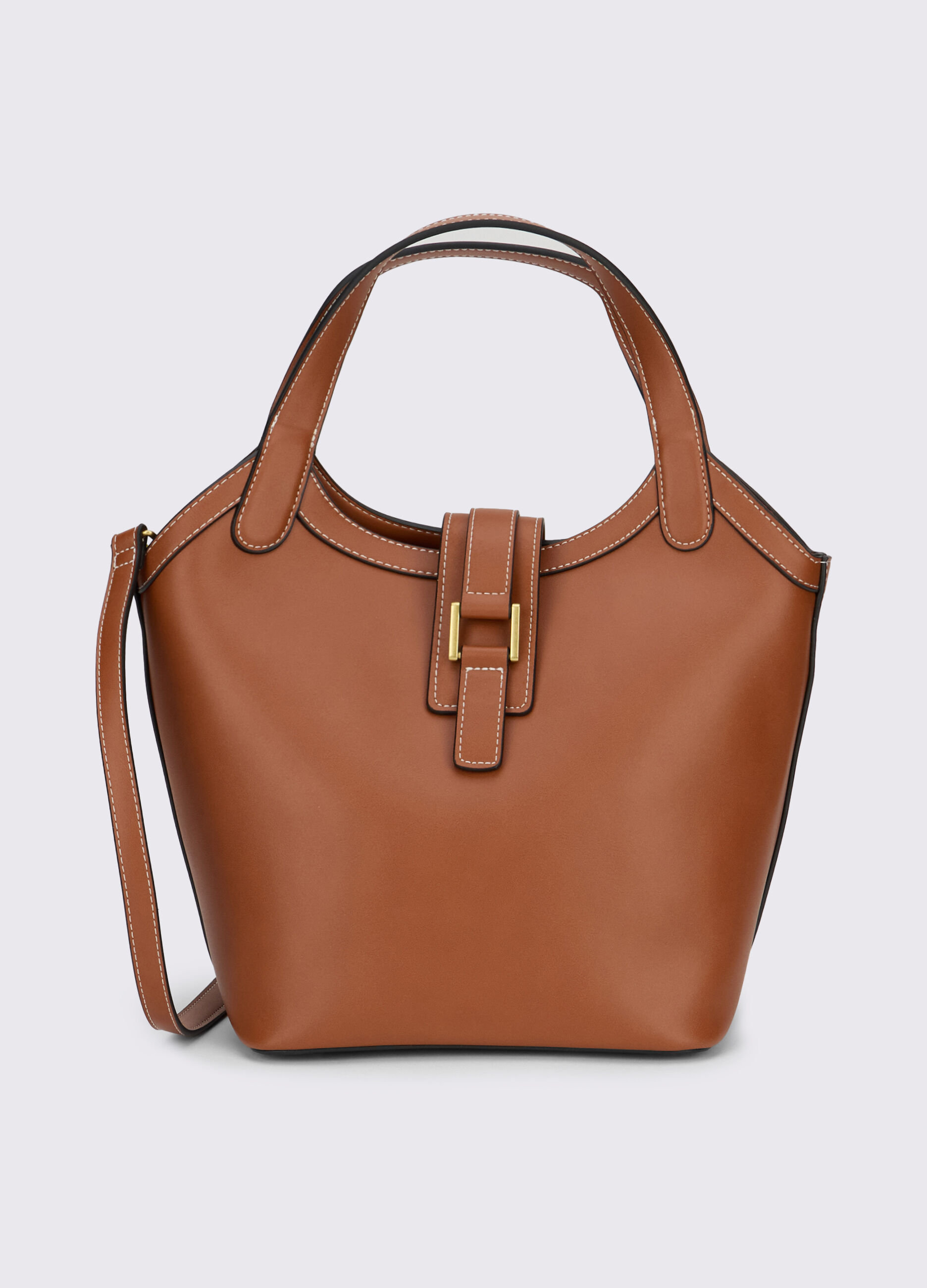 Borsa a secchiello in eco pelle donna_0