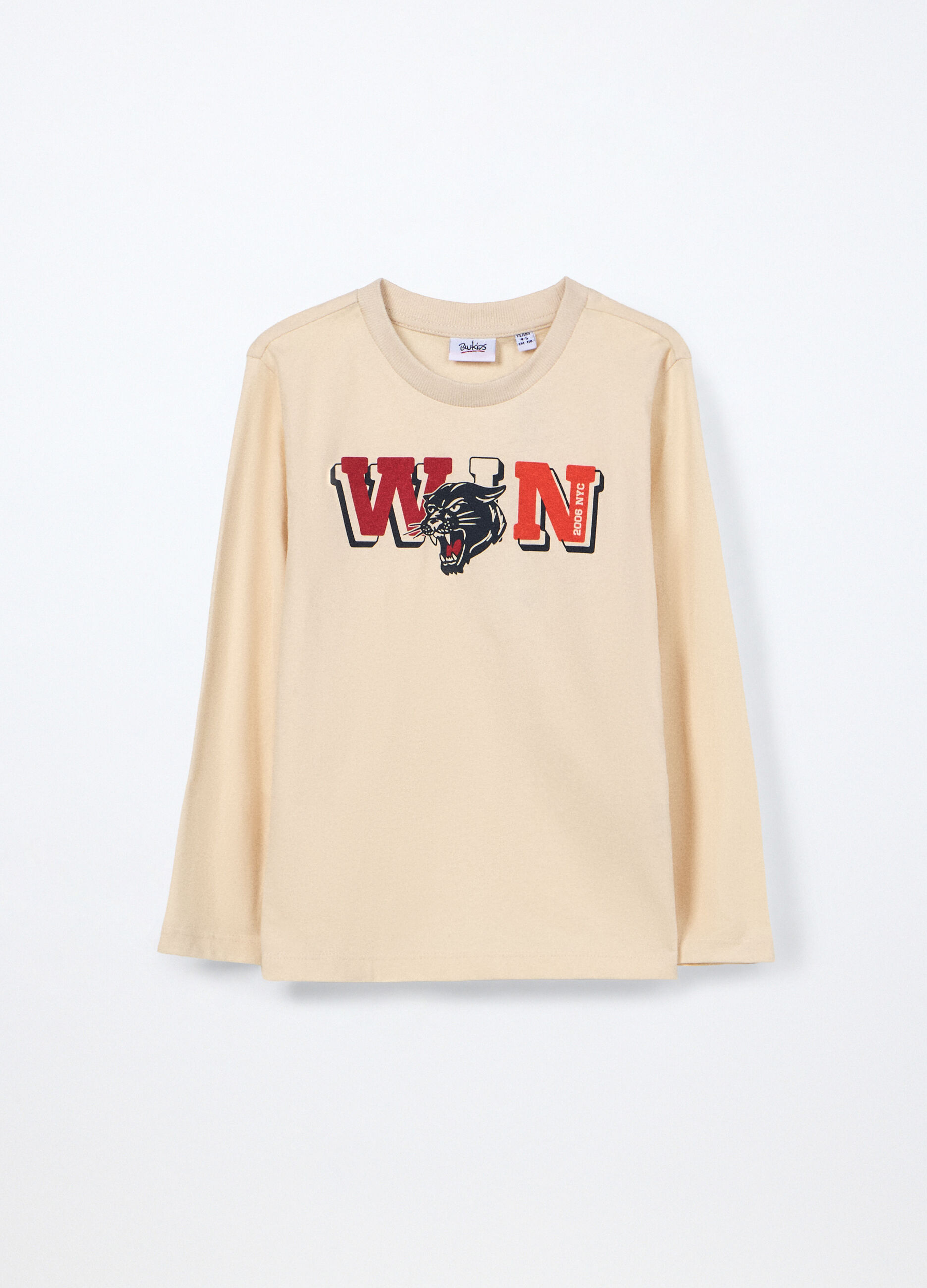 T-shirt in jersey di puro cotone bambino_0