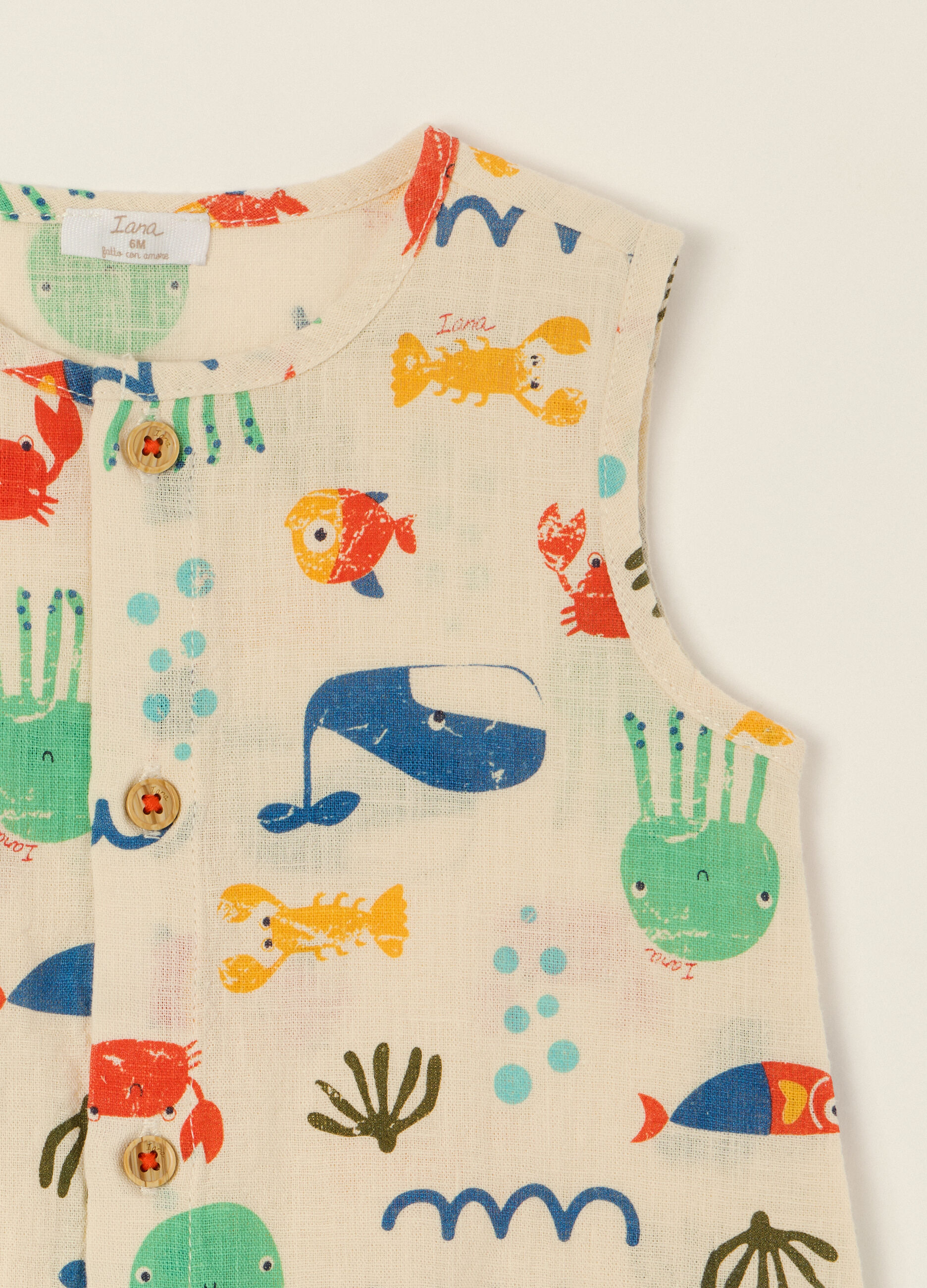 Tutina in puro cotone IANA neonato_2