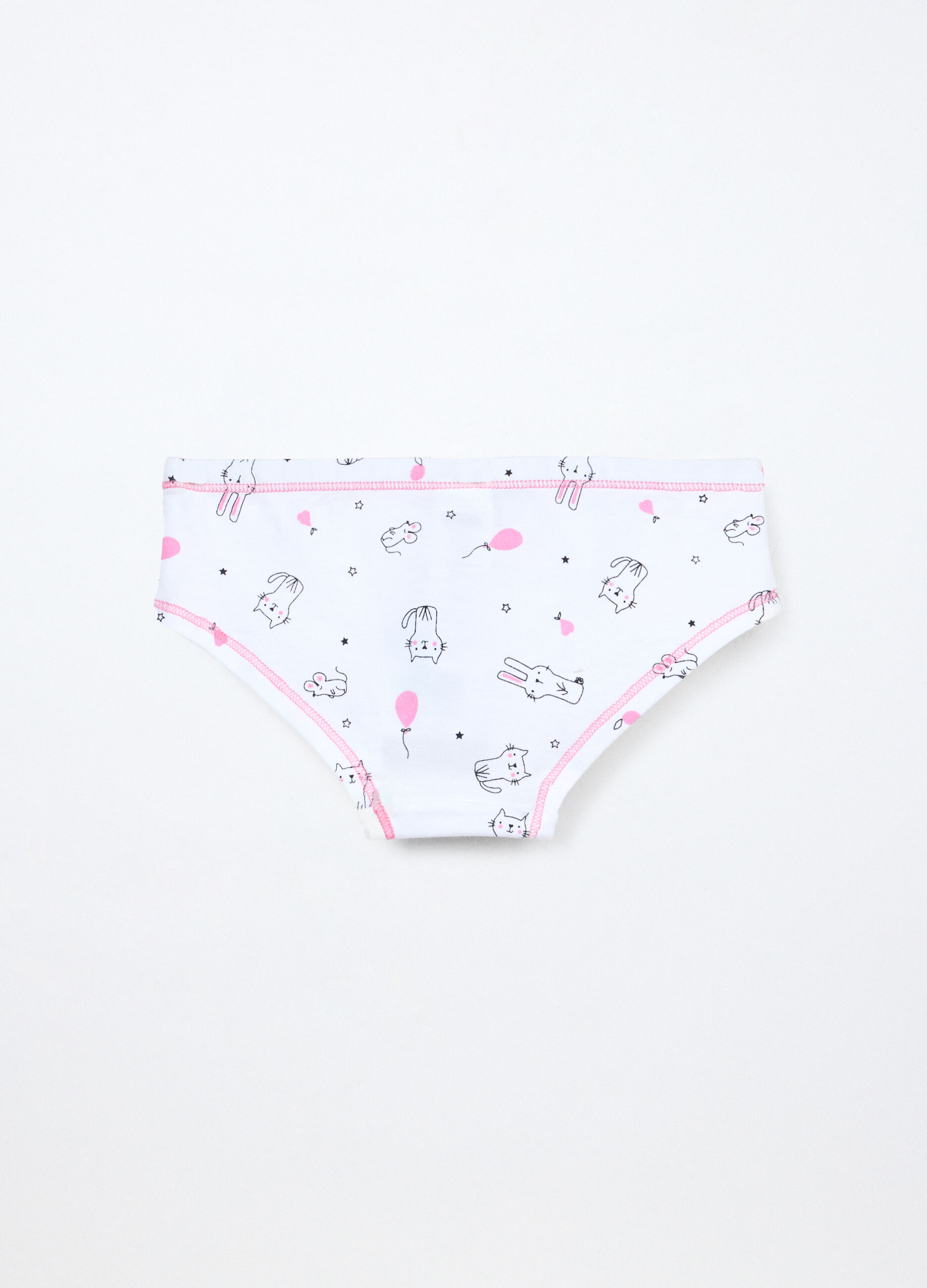 Slip in jersey di cotone stretch bambina_1