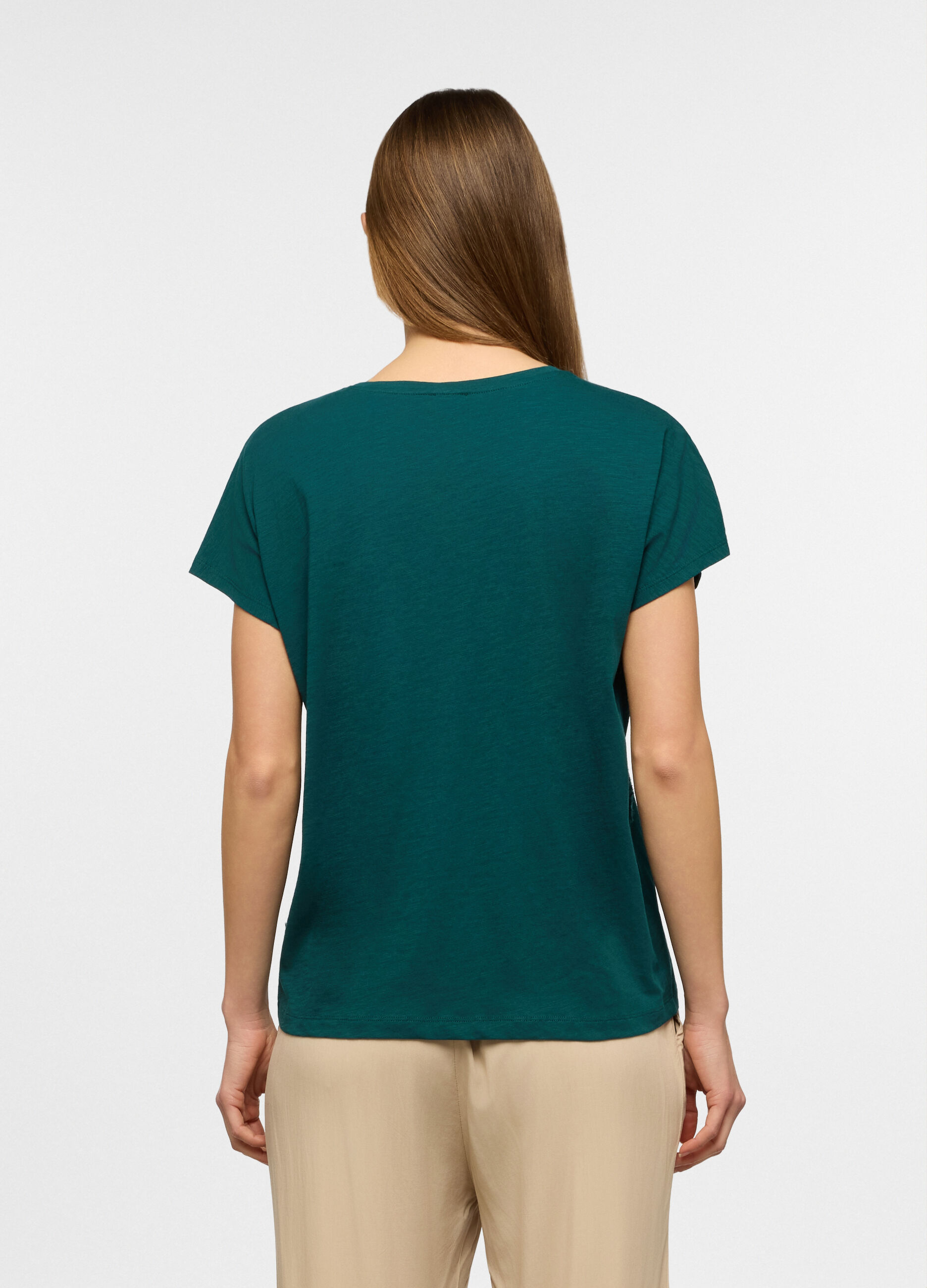 T-shirt girocollo donna_1