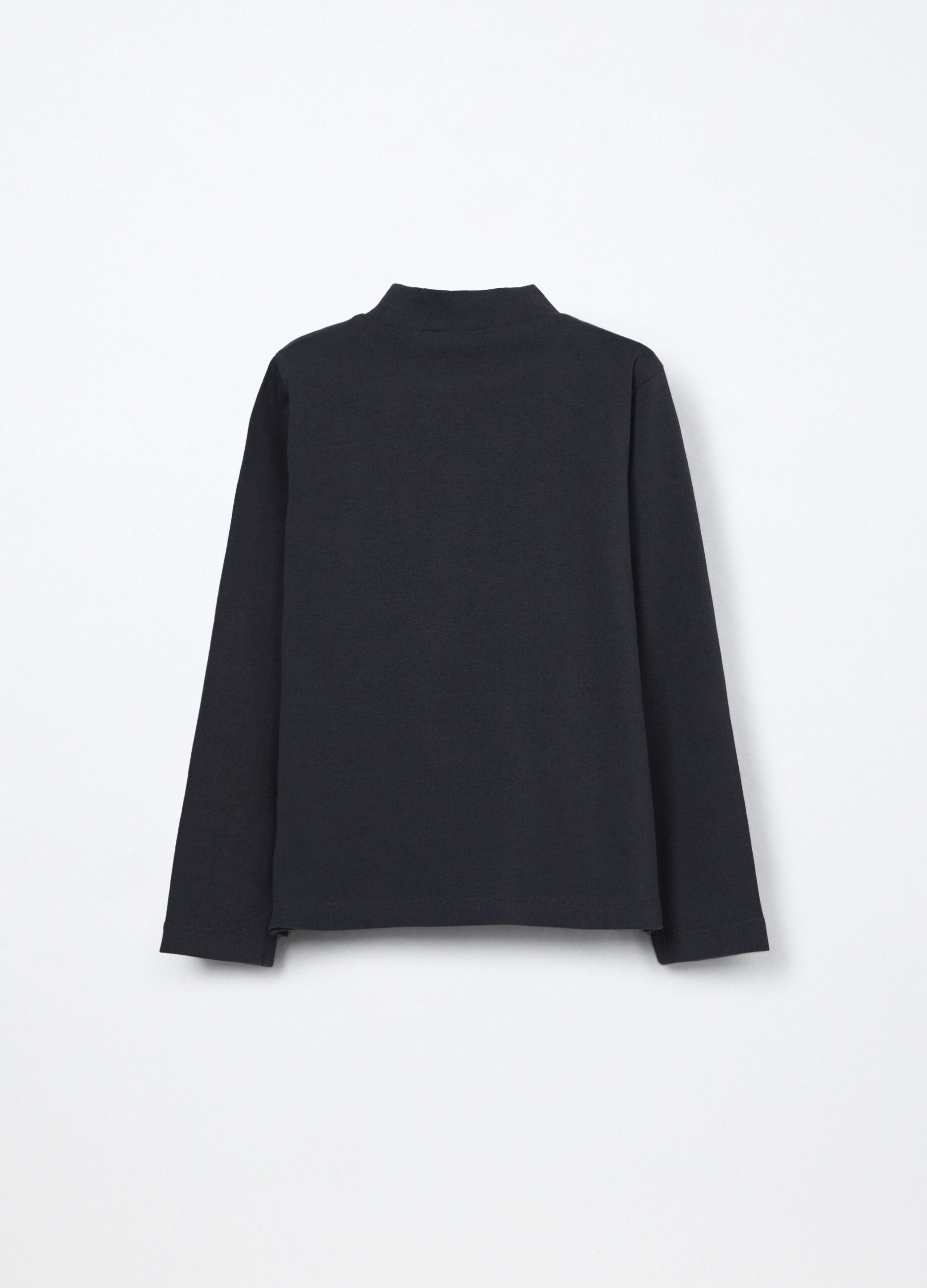 Lupetto in jersey di cotone stretch bambina_1