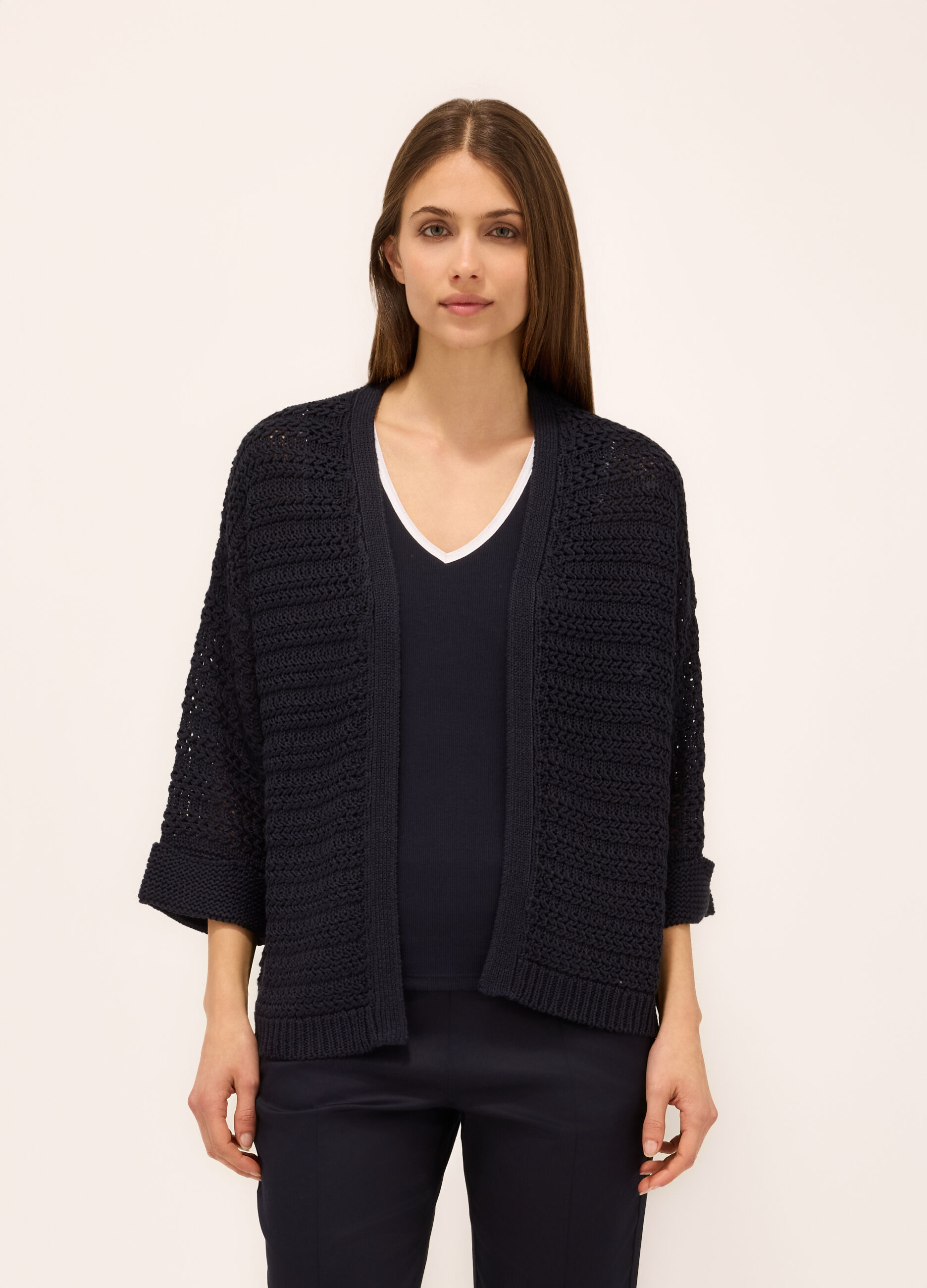Cardigan aperto donna_0