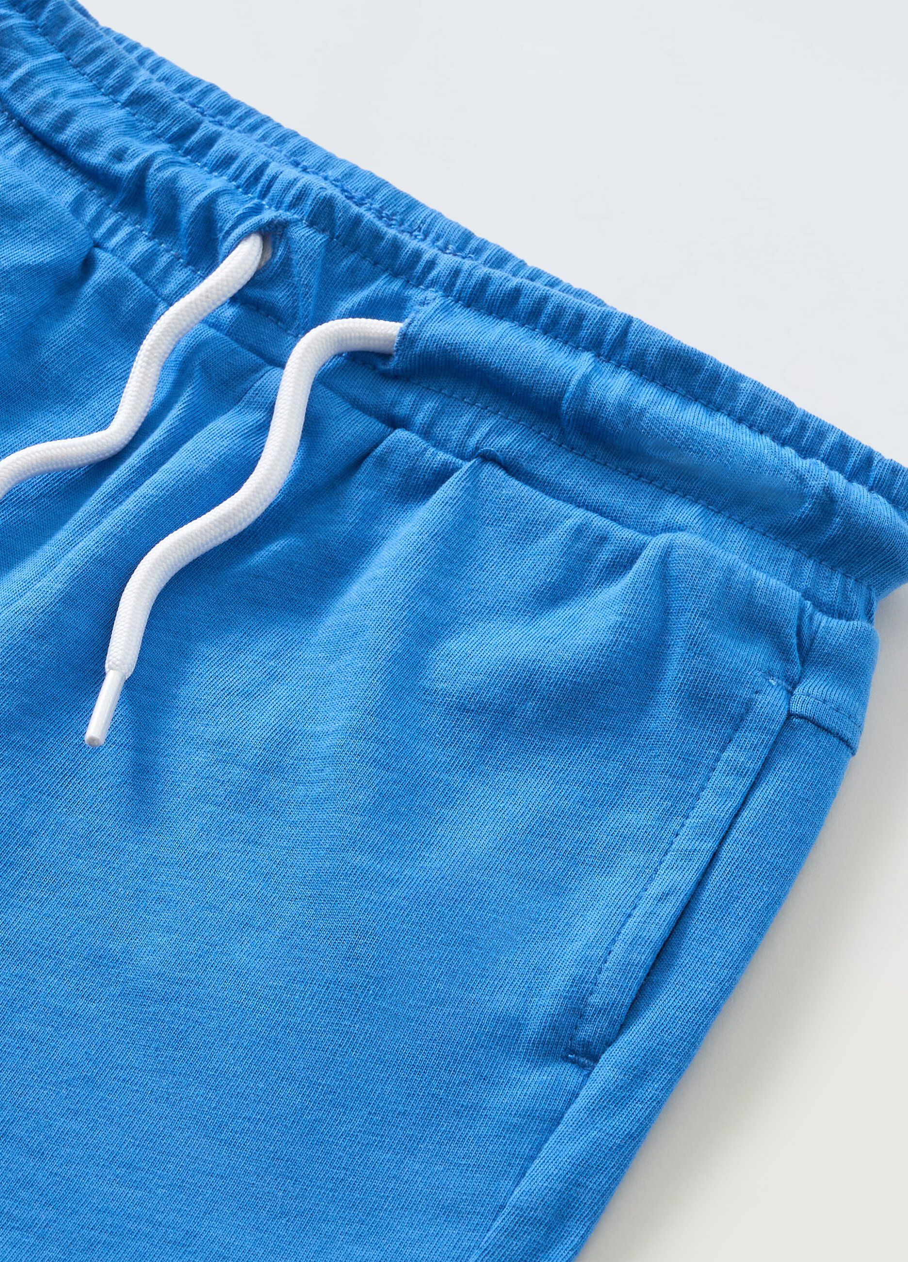 Shorts in puro cotone neonato