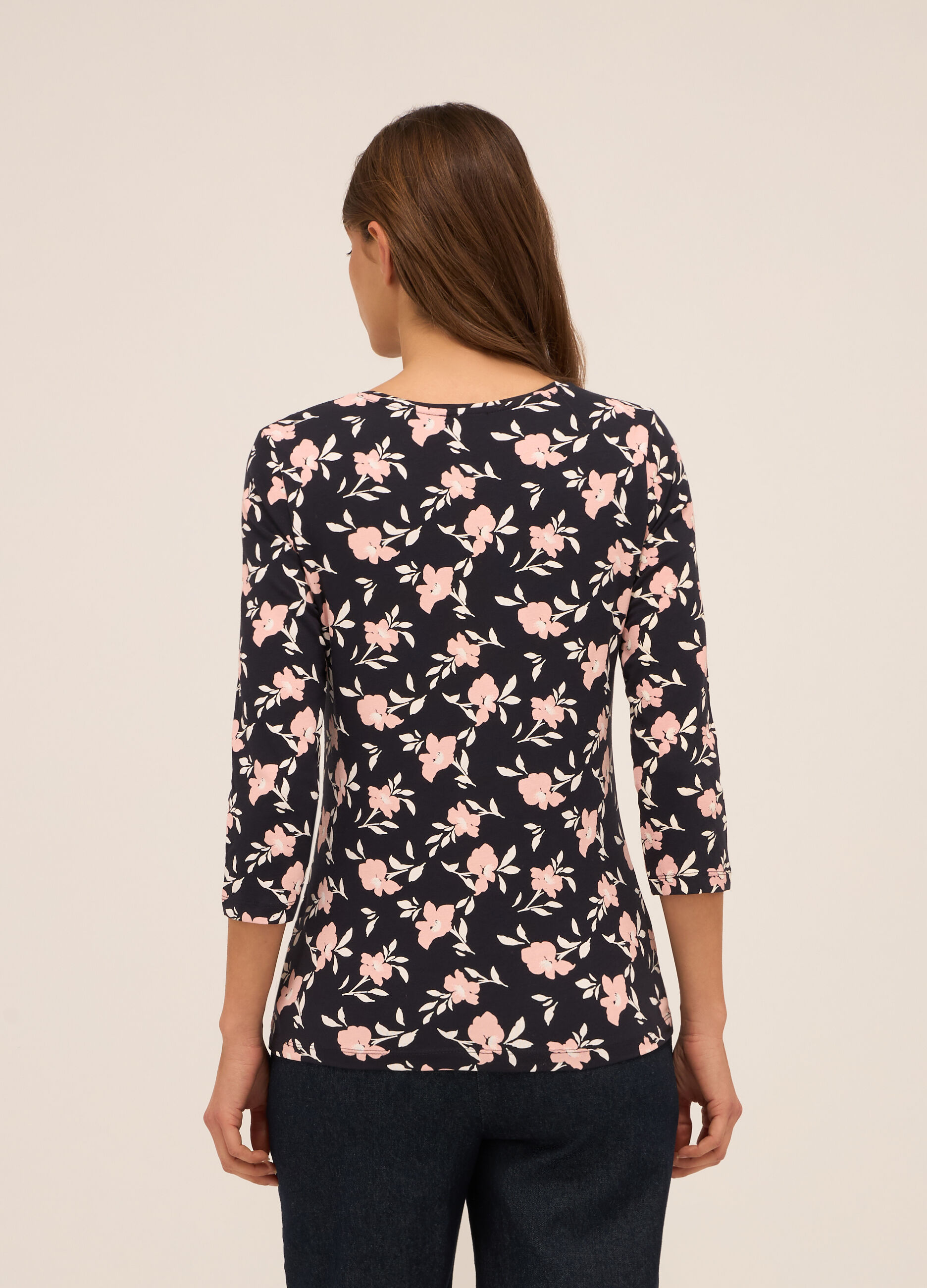 T-shirt in cotone stretch donna_1