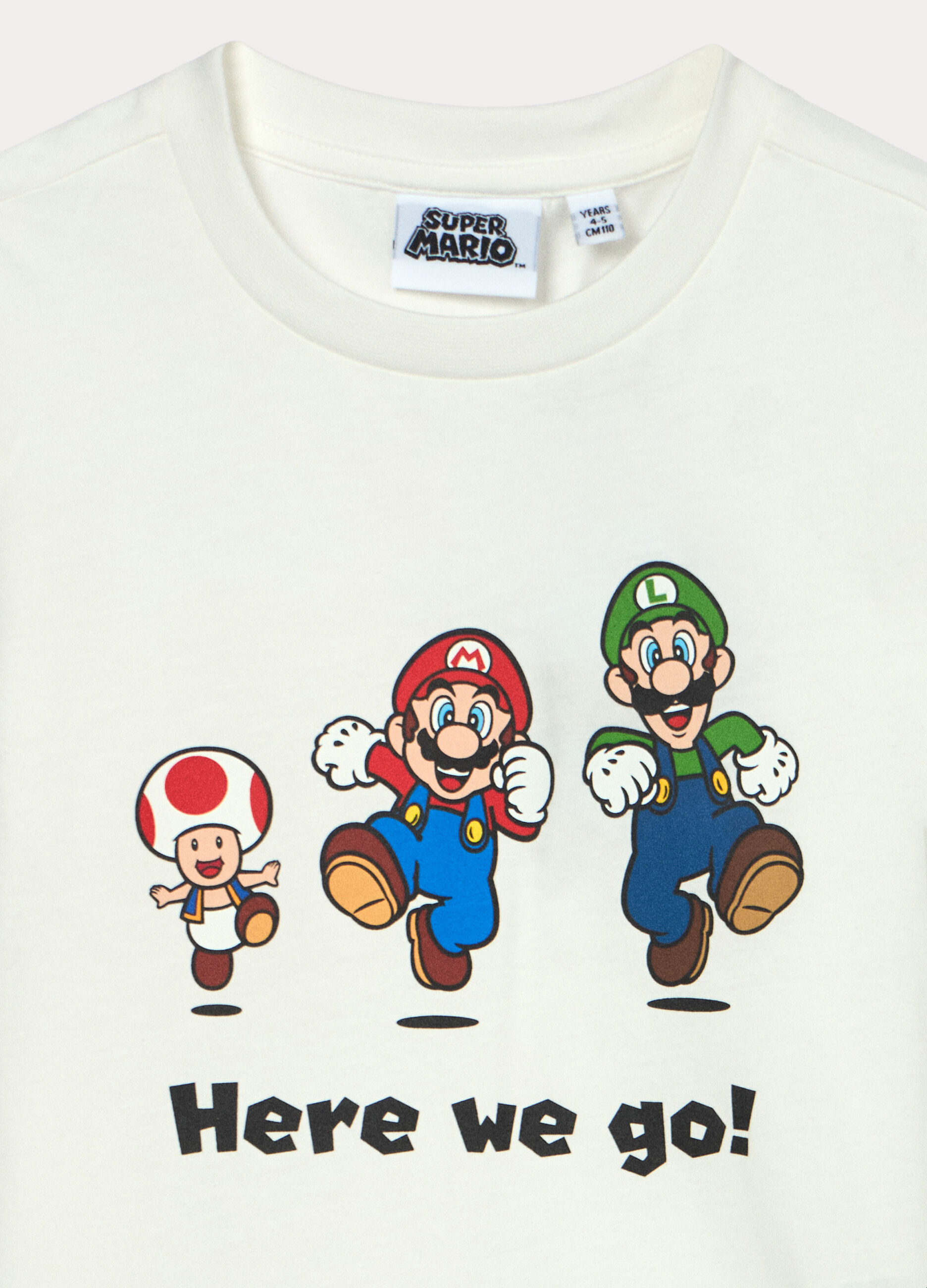 Set pigiama lungo Super Mario in jersey di puro cotone _2