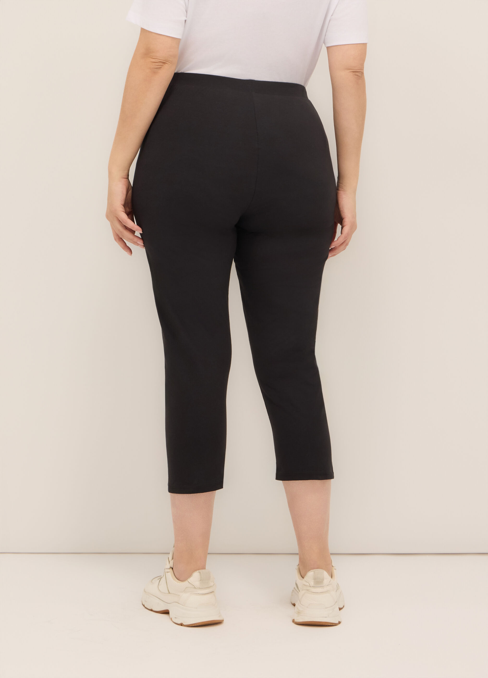 Leggings capri in cotone stretch donna curvy_1