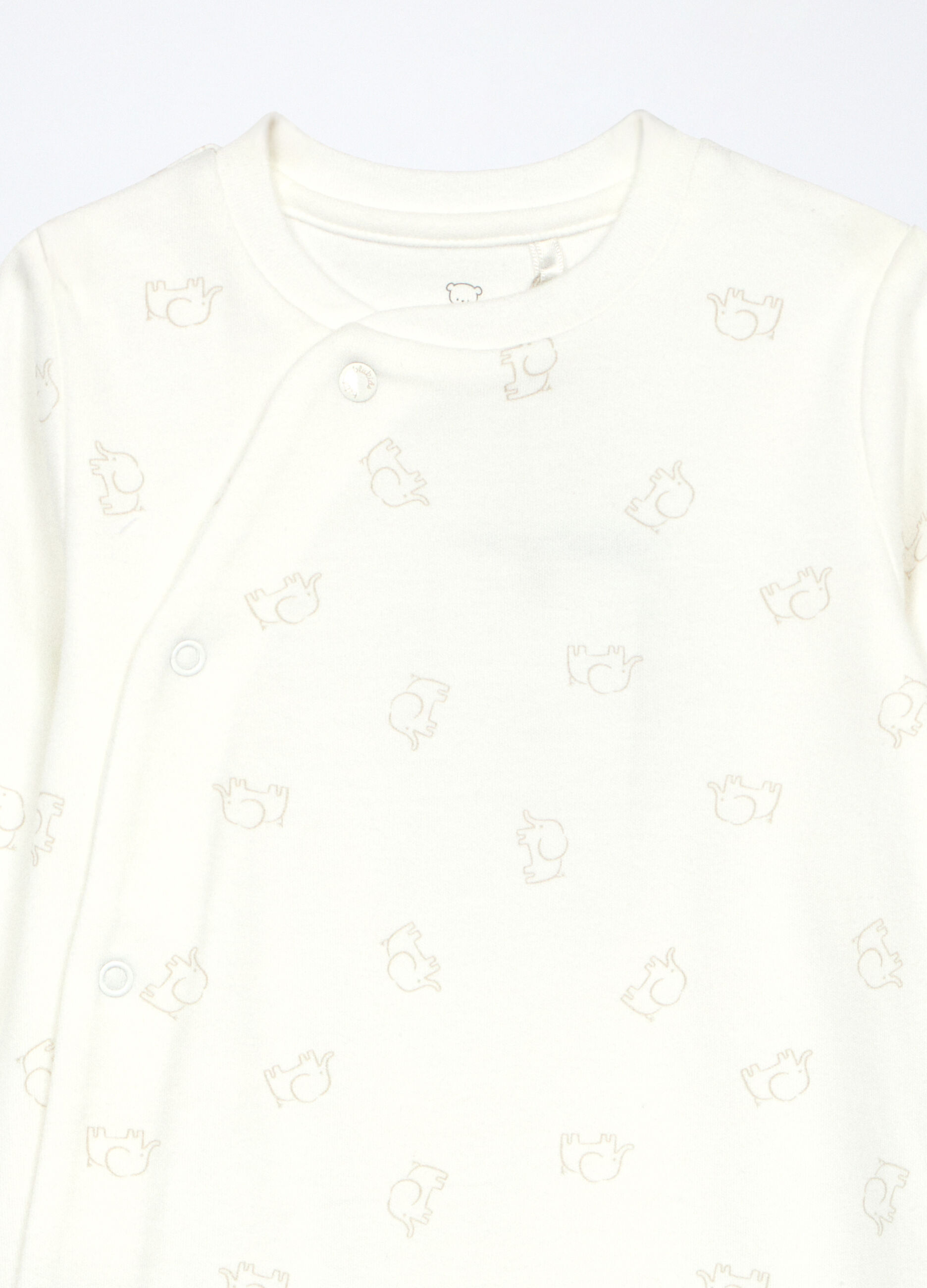 Tutina in interlock di puro cotone neonato