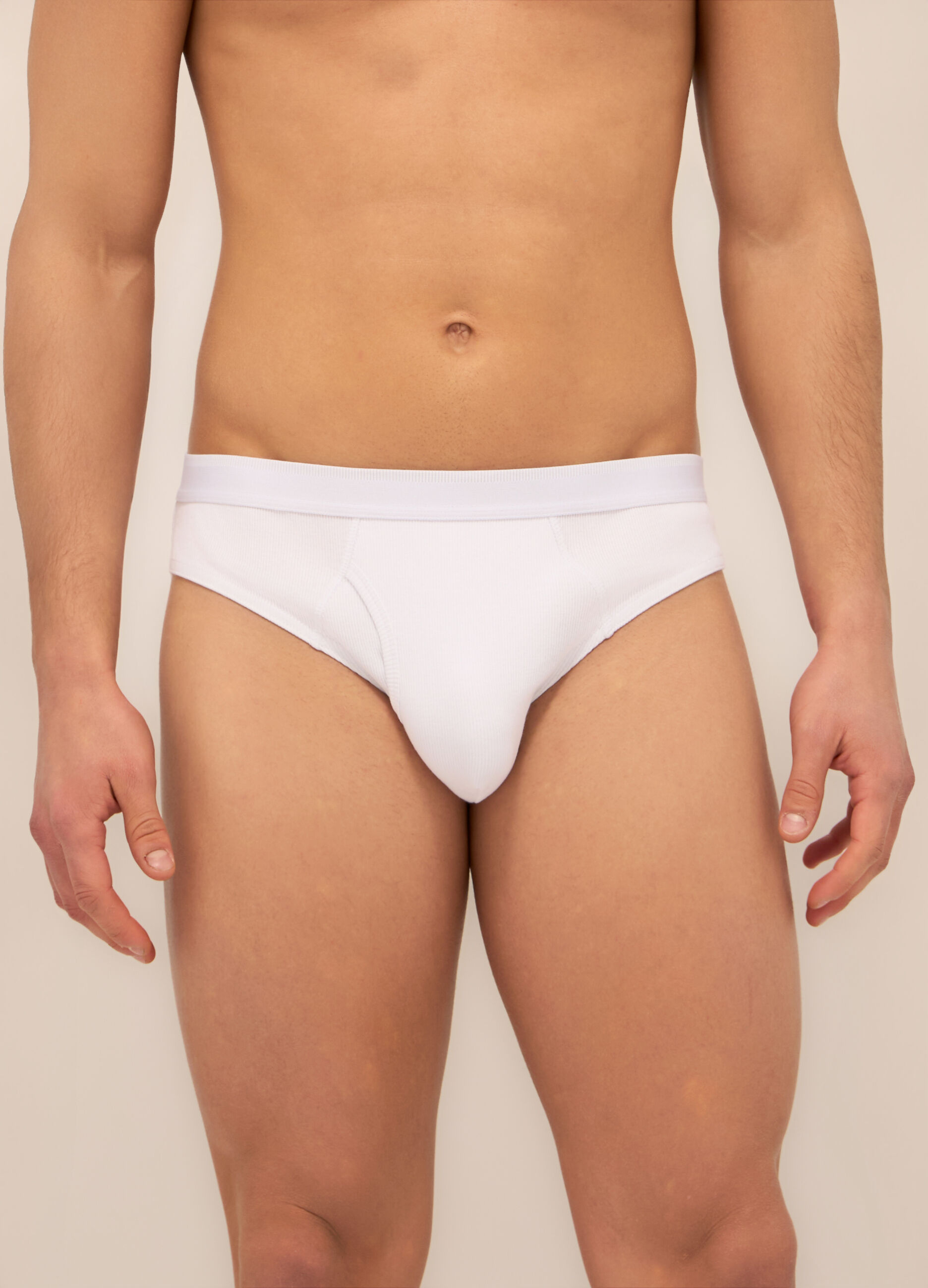 Slip in cotone stretch a costine uomo_2
