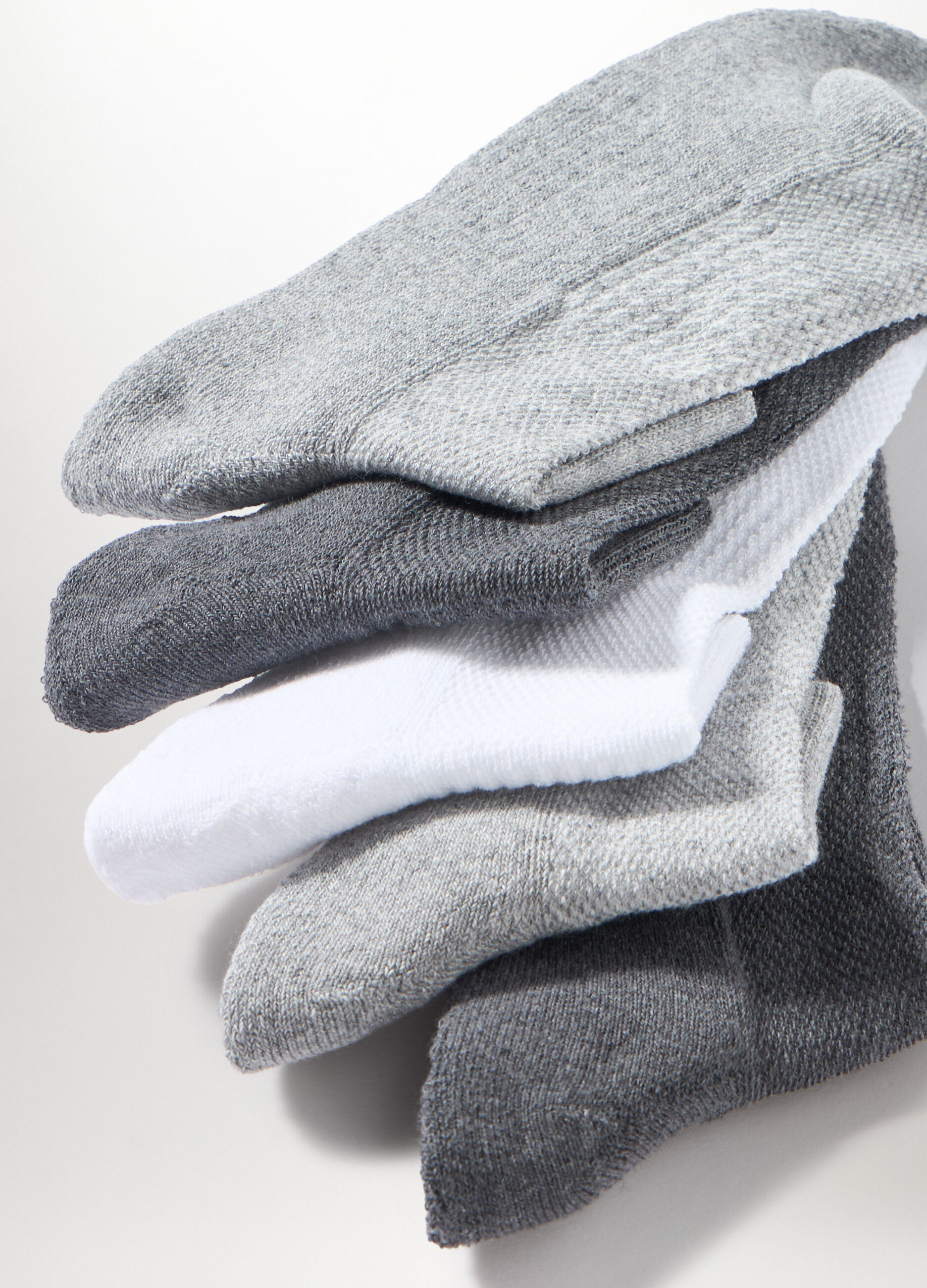 5 pack calze alla caviglia in misto cotone uomo_1