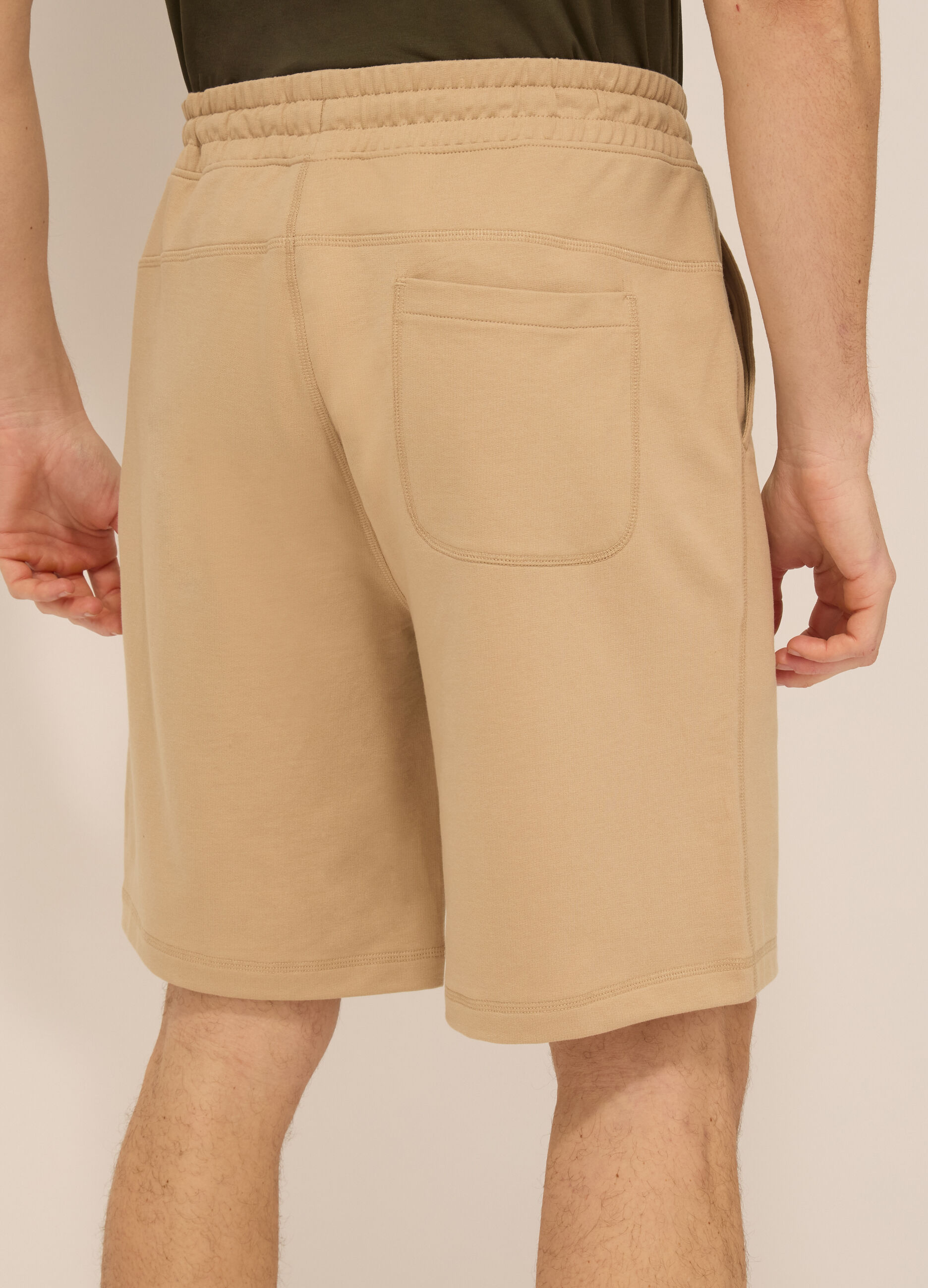 Short sportivi in felpa di cotone uomo_2