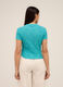 T-shirt lavorata con coulisse donna_1