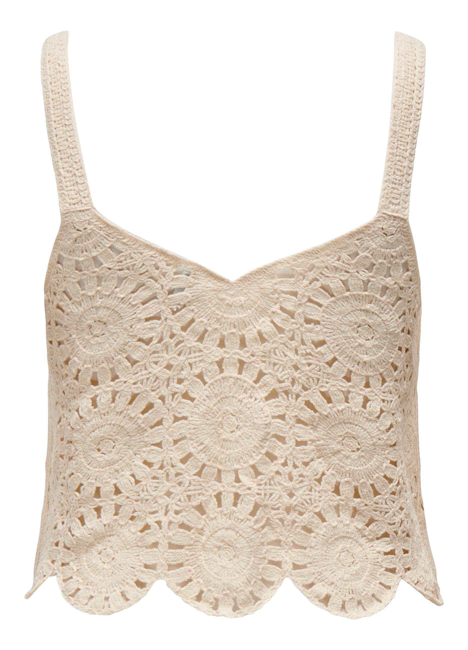 Top crochet donna