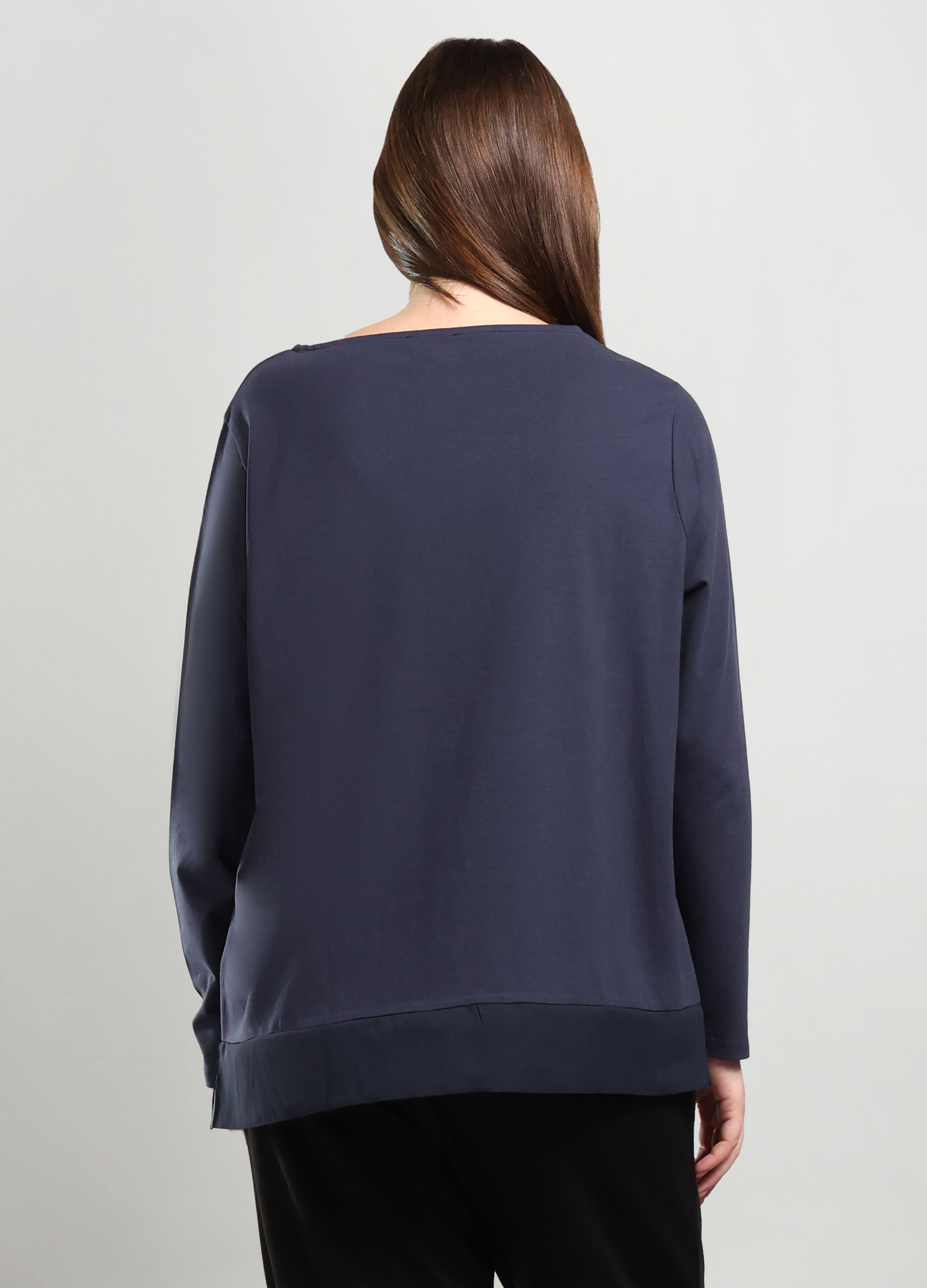 T-shirt in cotone stretch donna curvy_1