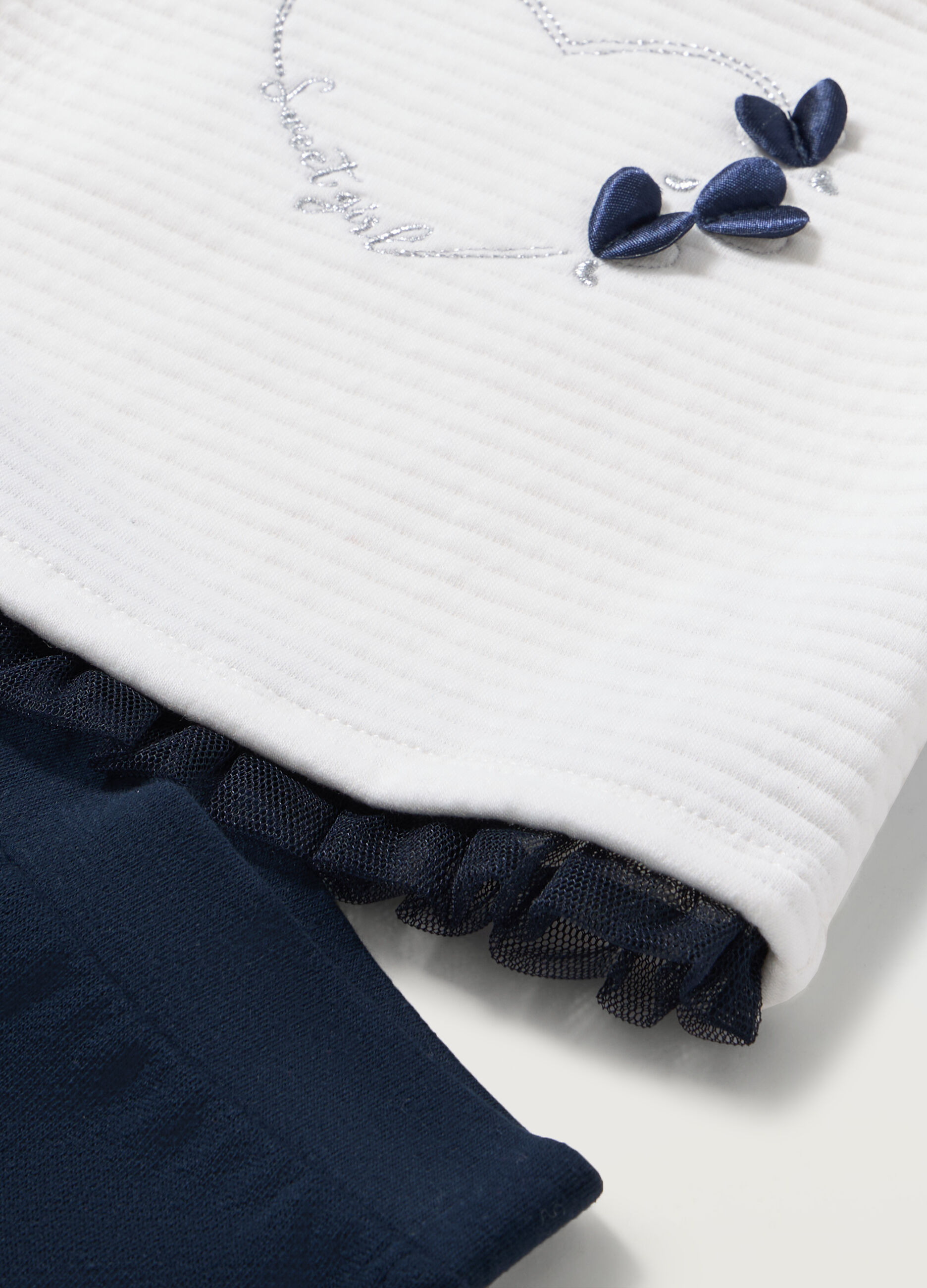 Jogging set in misto cotone neonata_1