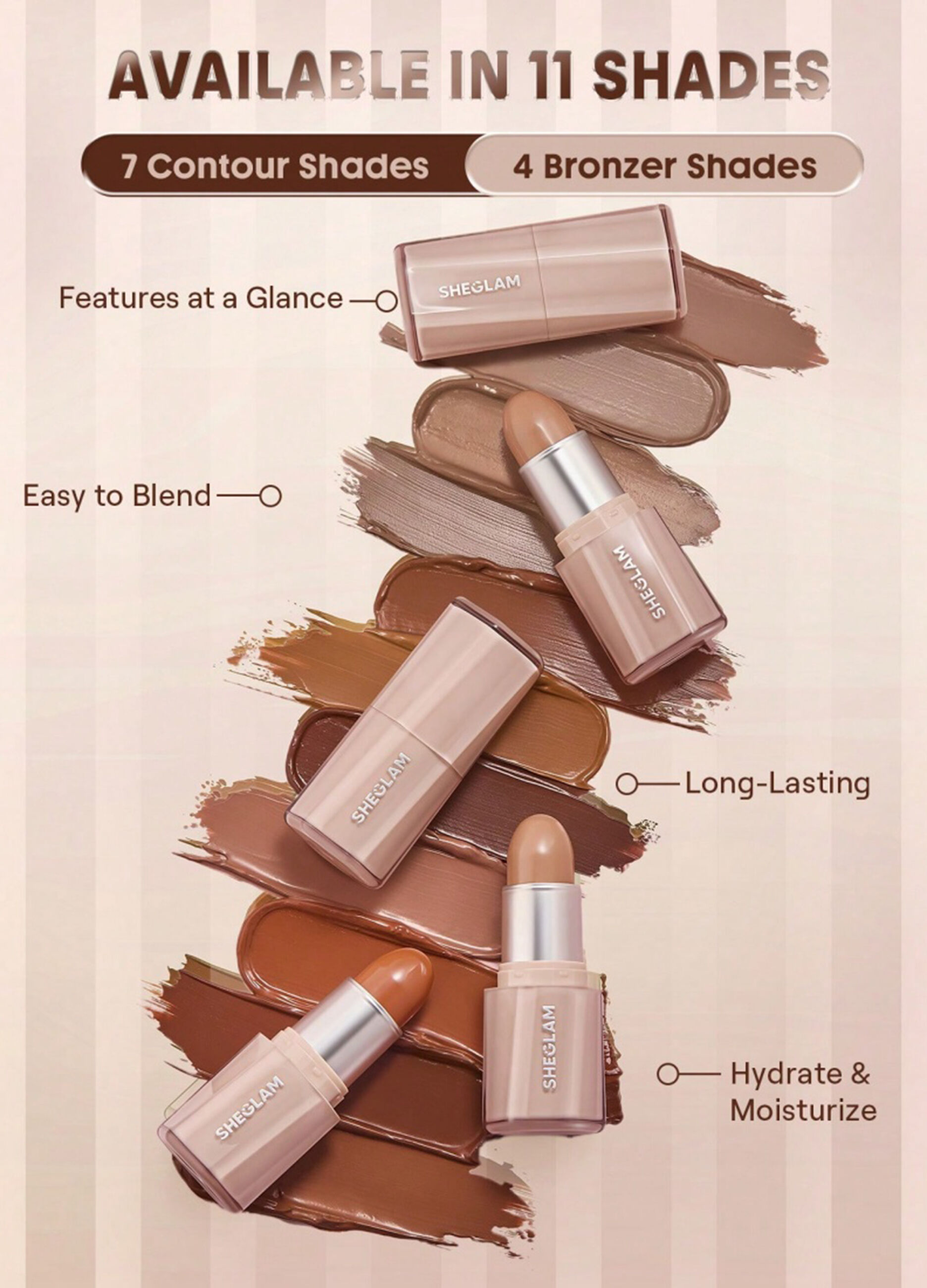 Stick Contouring & Bronzer Buttery Buff - Terracotta_9