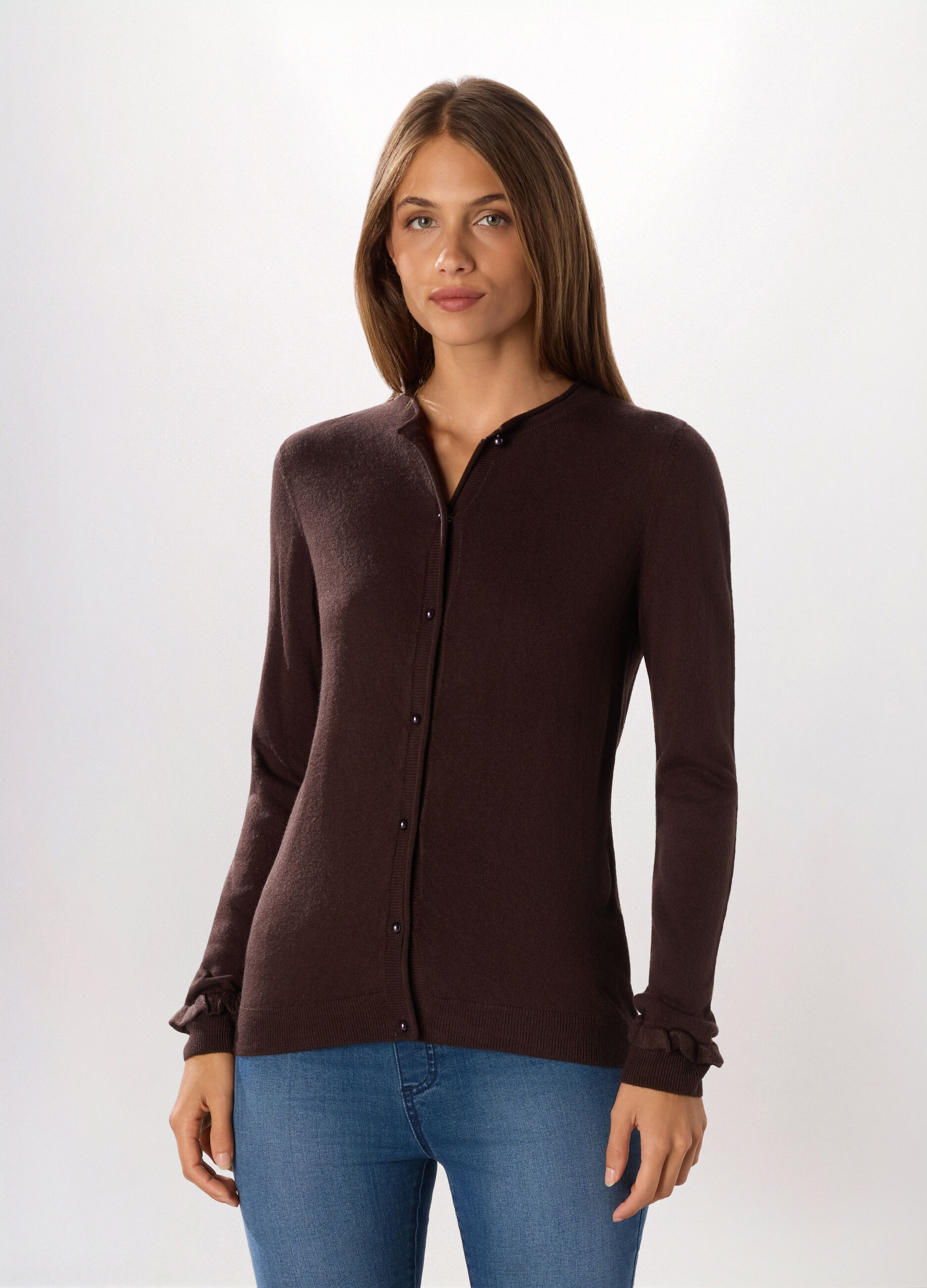 Cardigan tricot donna_0