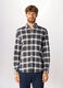 Camicia slim fit in cotone a quadri uomo_0