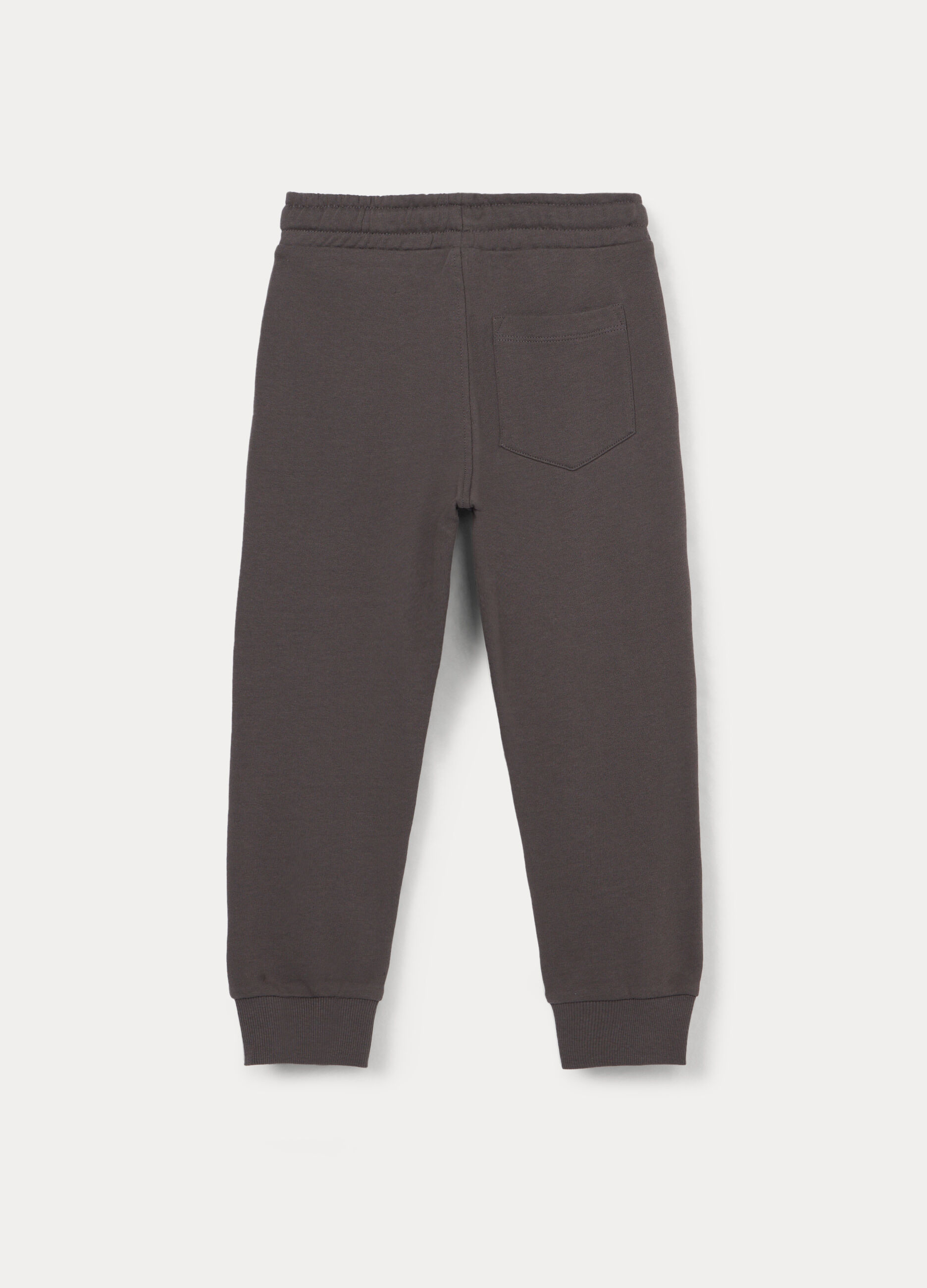 Jogger in french terry di puro cotone bambino_1