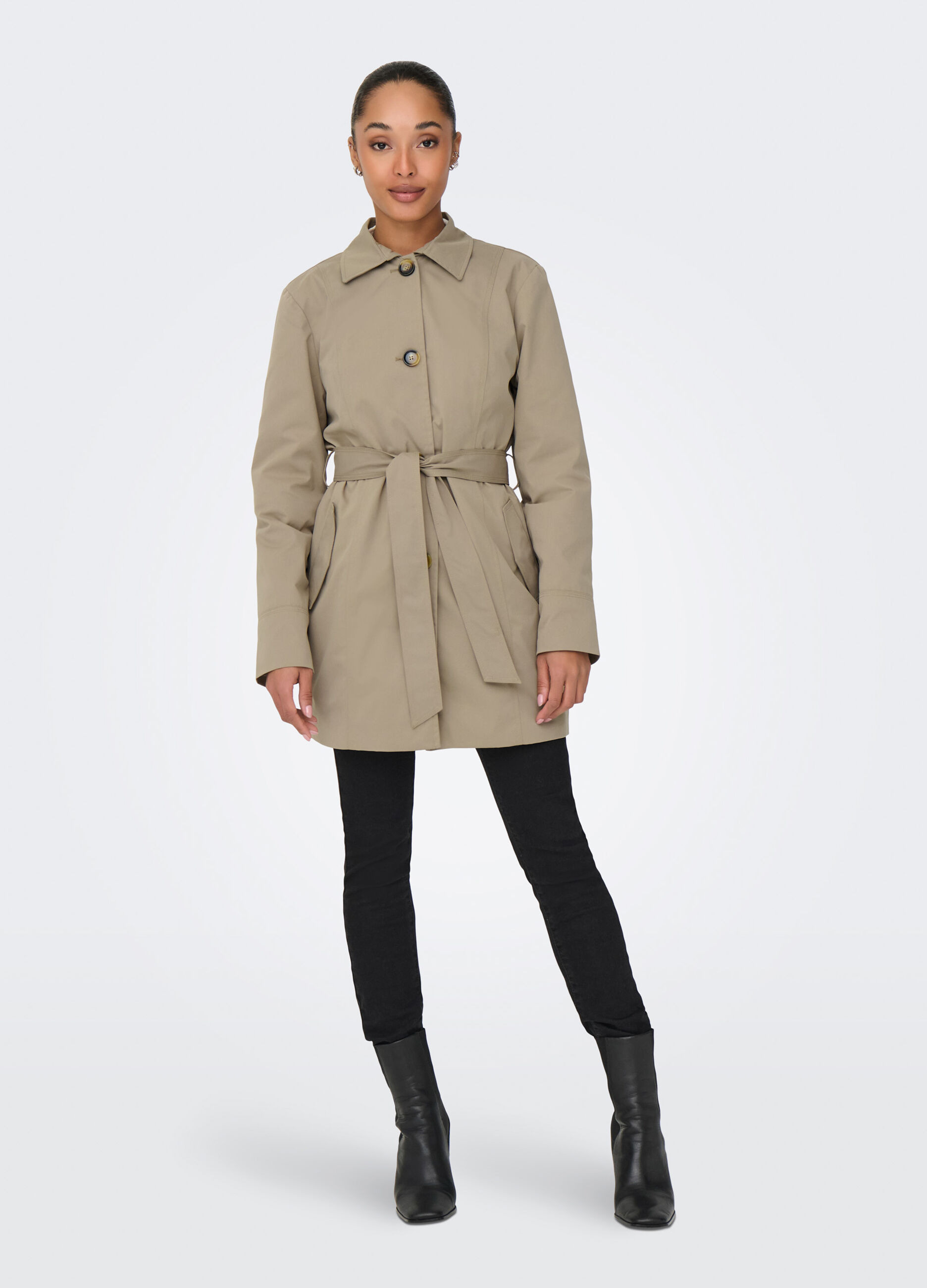 Trench con cintura donna_0