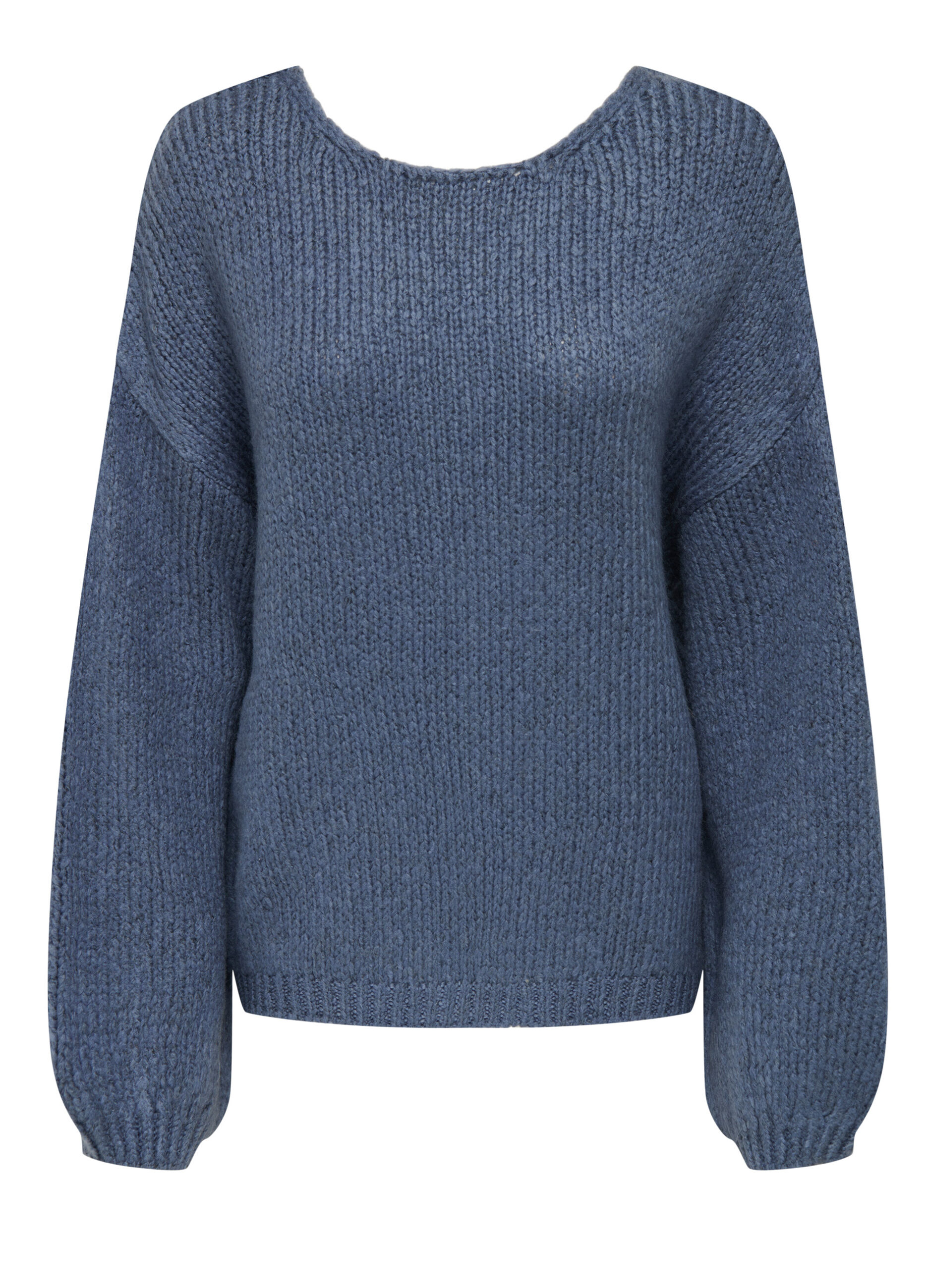 Tricot con scollo a V donna_4