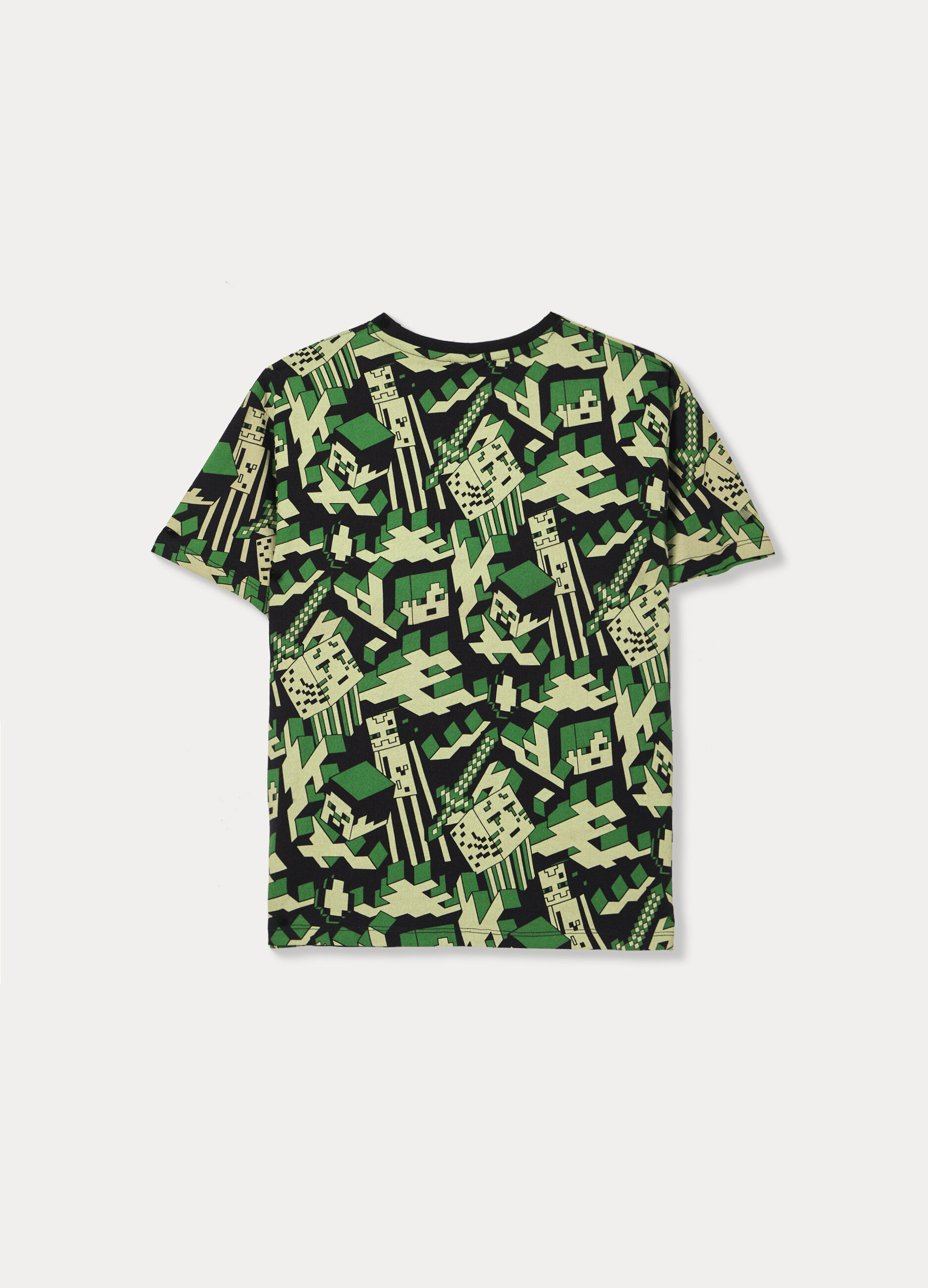 T-shirt Minecraft girocollo ragazzo_1