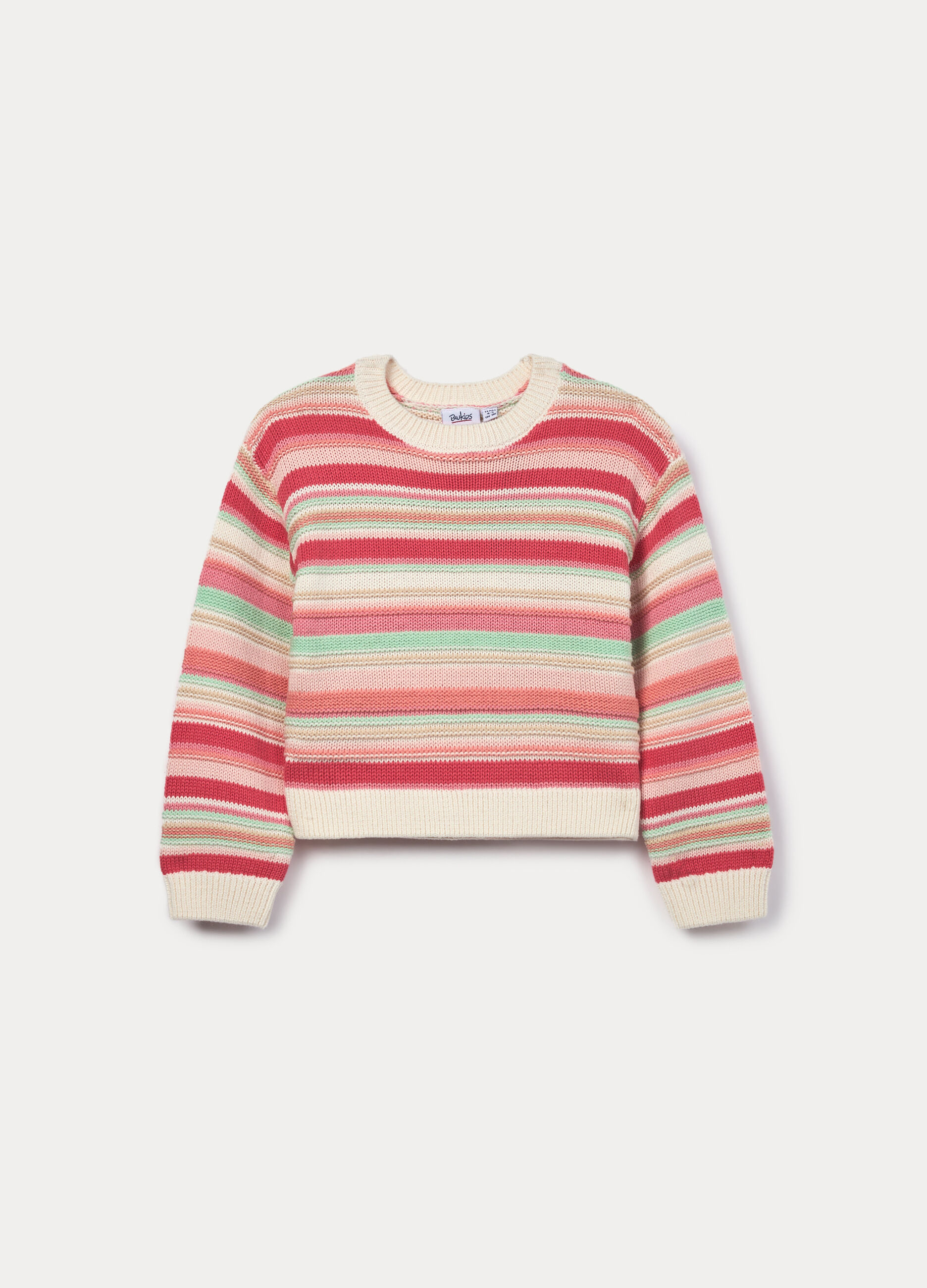 Maglioncino tricot misto cotone bambina_0