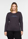 T-shirt girocollo stretch donna curvy_0