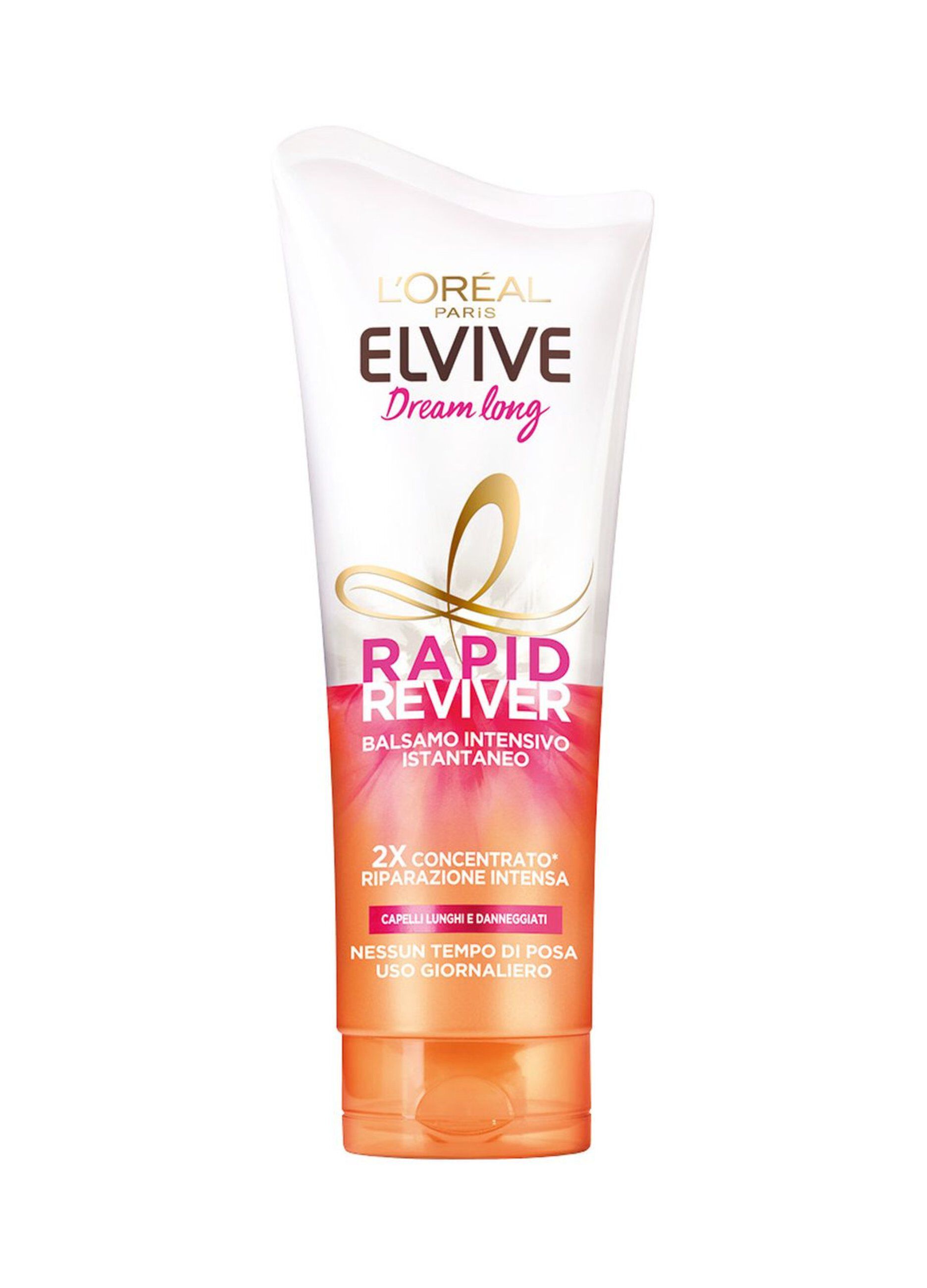 L'Oréal Paris Balsamo Istantaneo Rapid Reviver Elvive Dream Long, Arricchito con Amminoacido e Olio Protettivo, per Capelli Lunghi e Danneggiati, 180 ml._0
