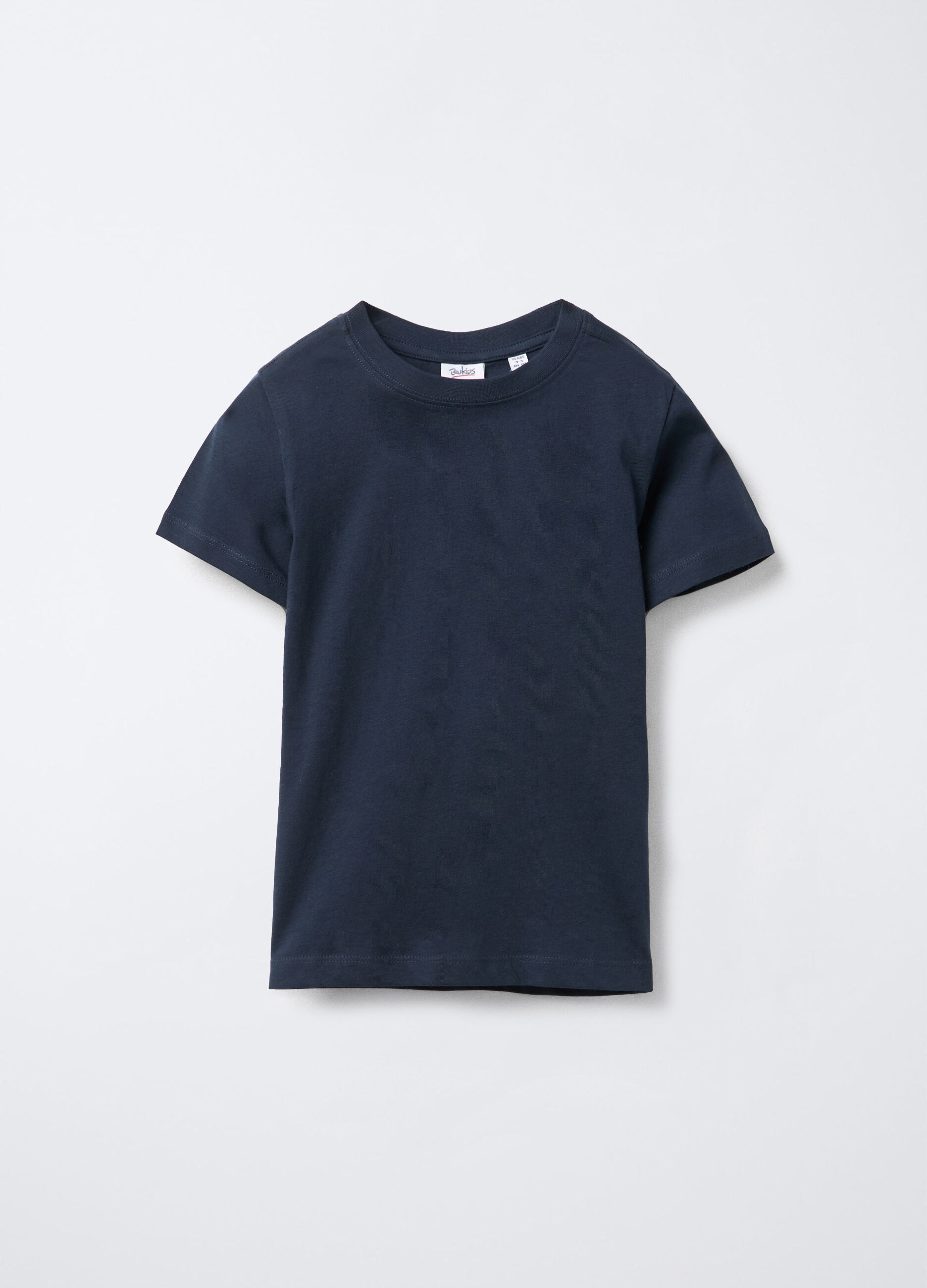 T-shirt girocollo in jersey di puro cotone bambino_0
