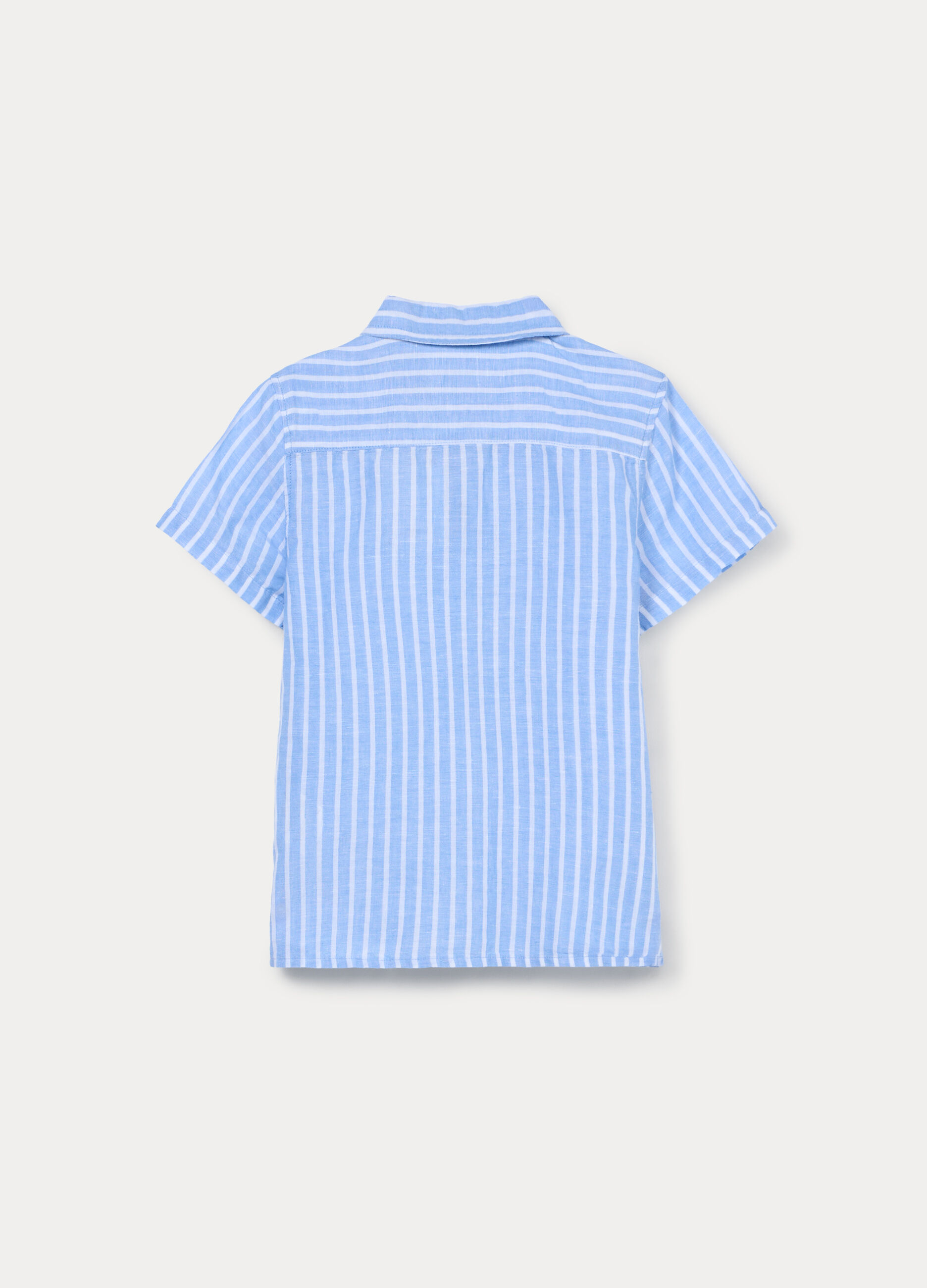 Camicia misto lino regolar fit bambino_1