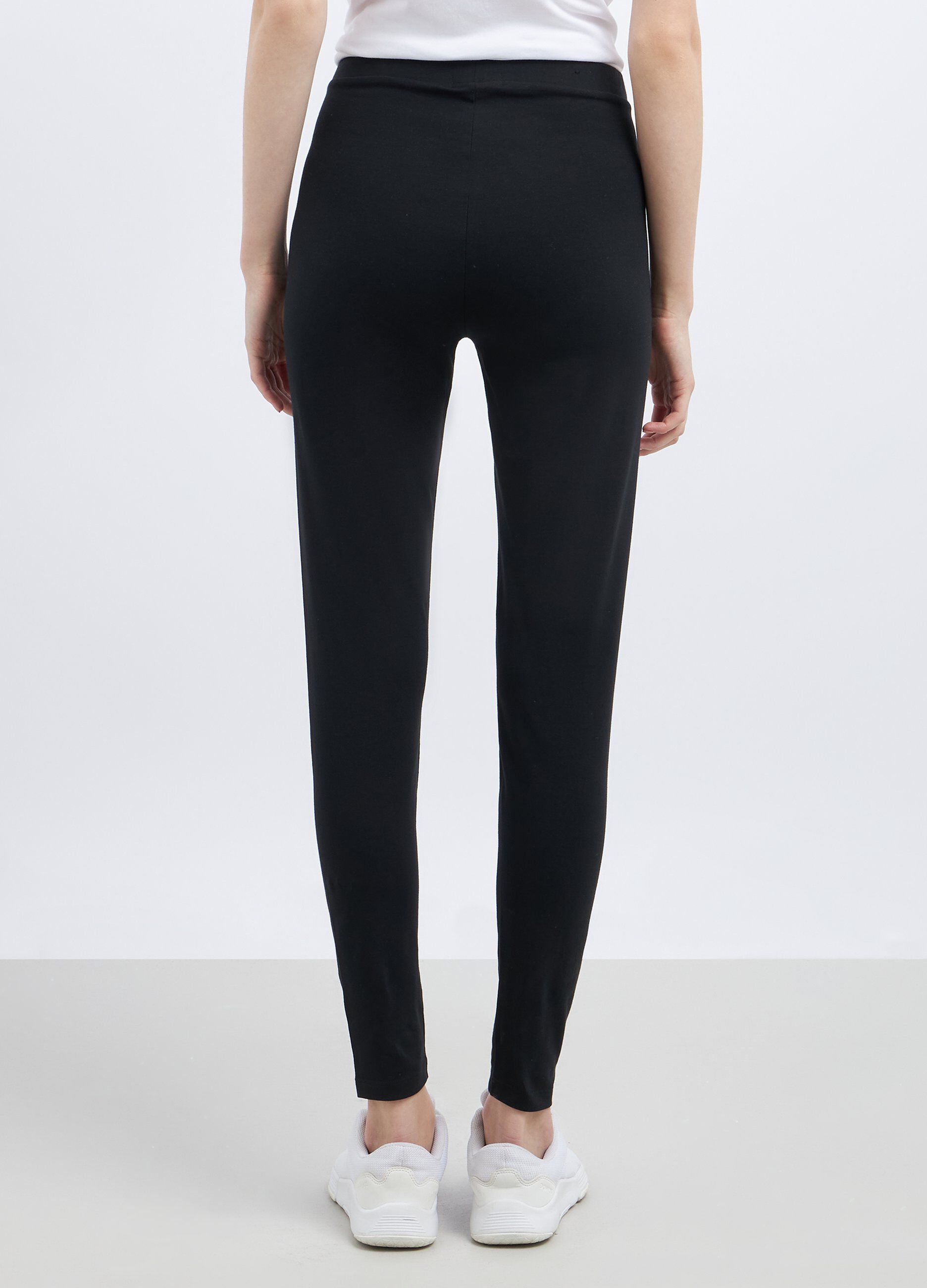 Leggings in cotone stretch donna_1