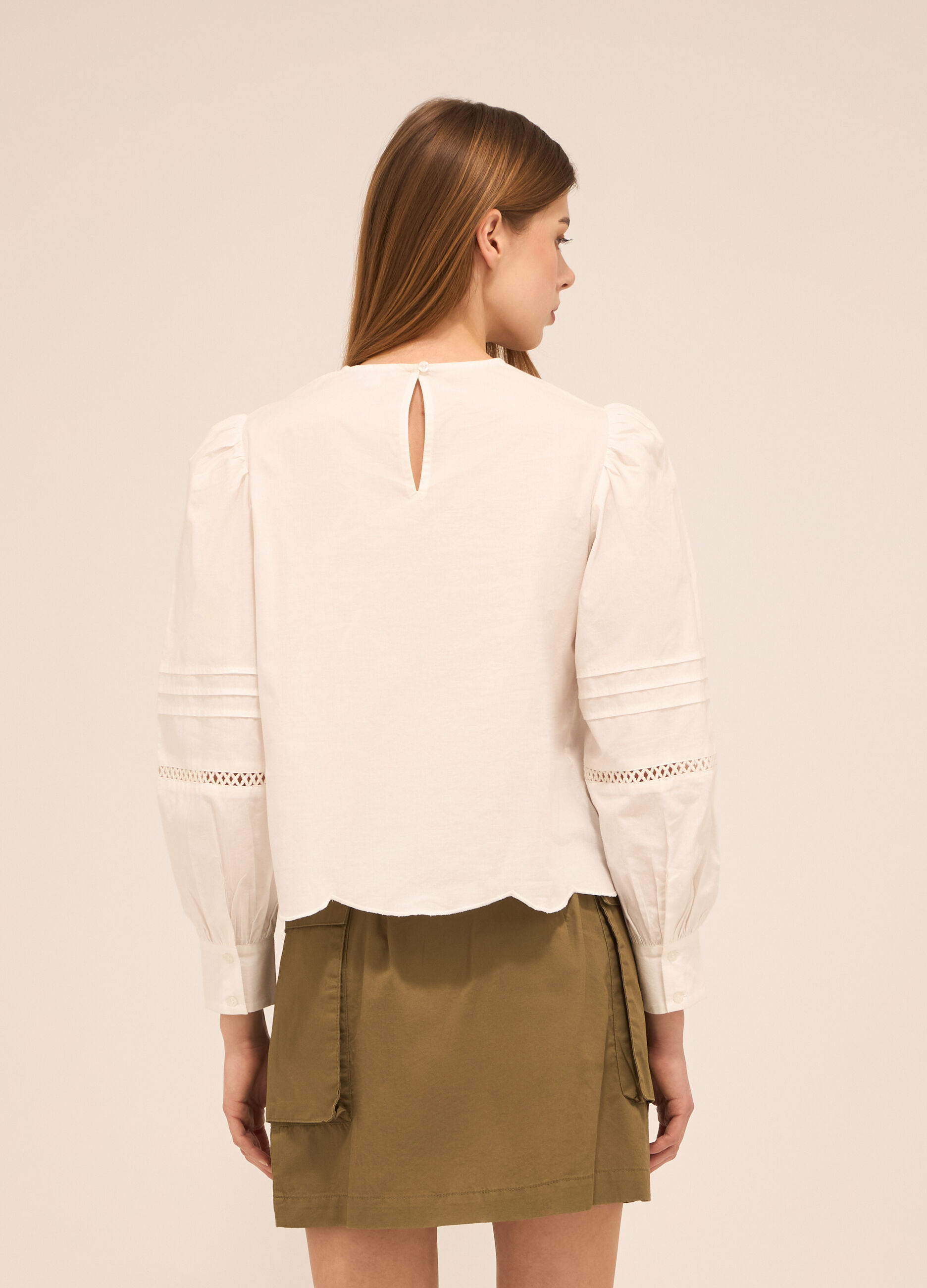 Blusa in puro cotone donna_1