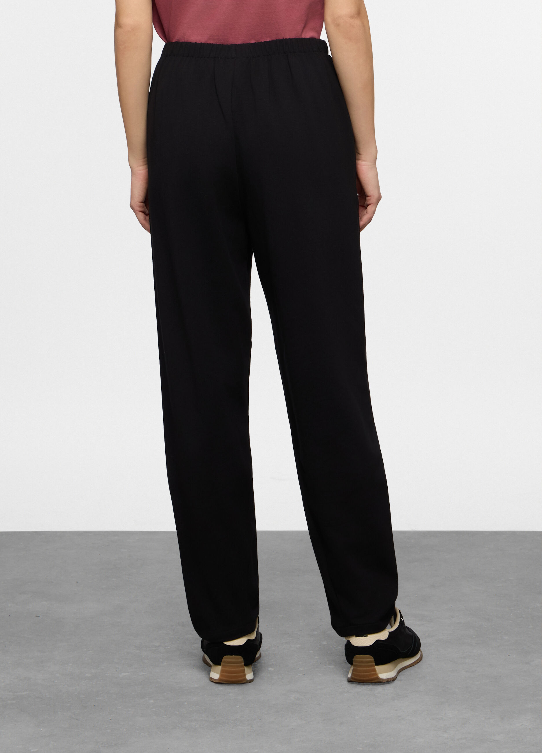 Jogger over fit in french terry stretch donna_1