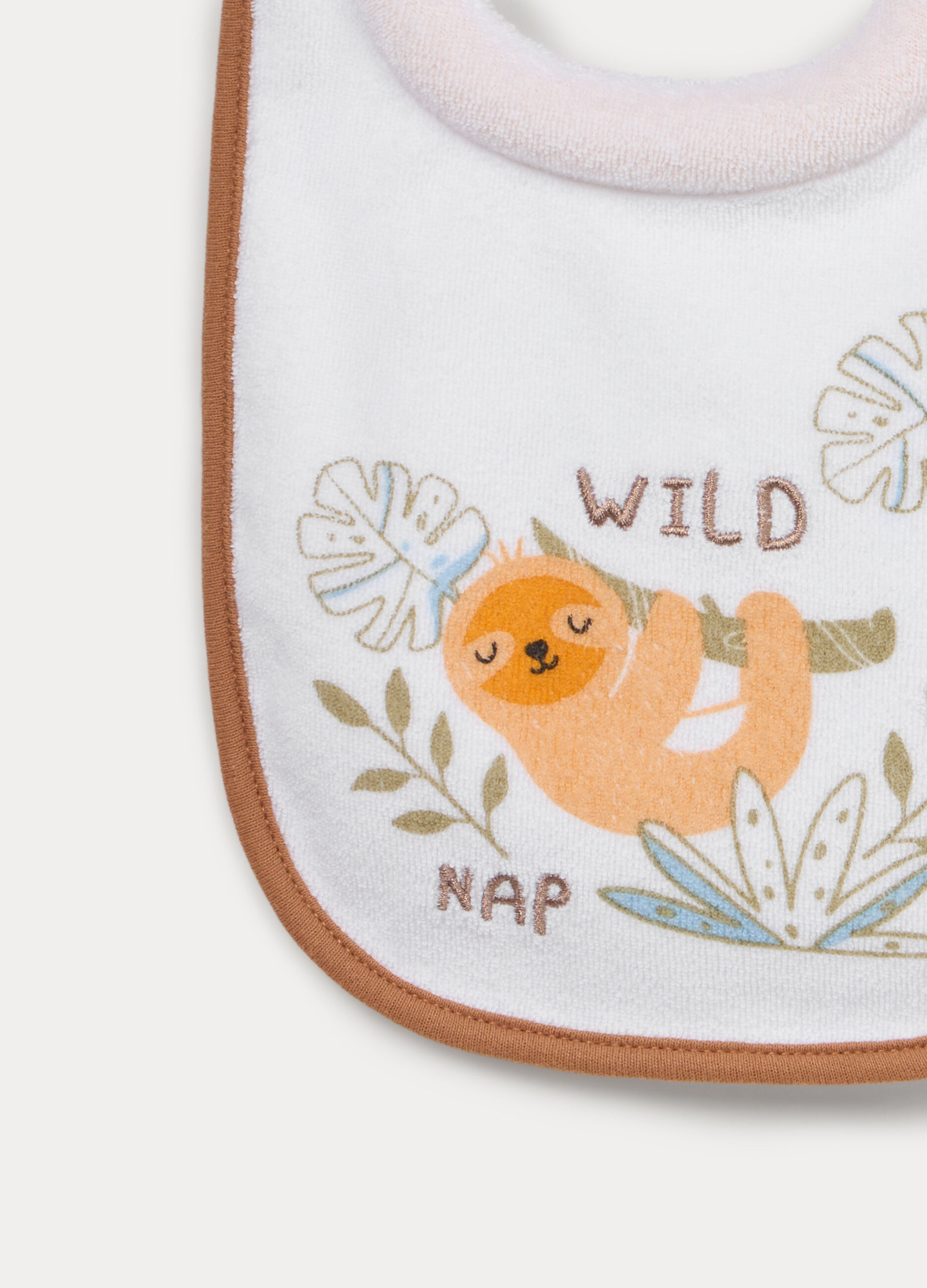 Pack 2 bavaglini in interlock di puro cotone neonato_2